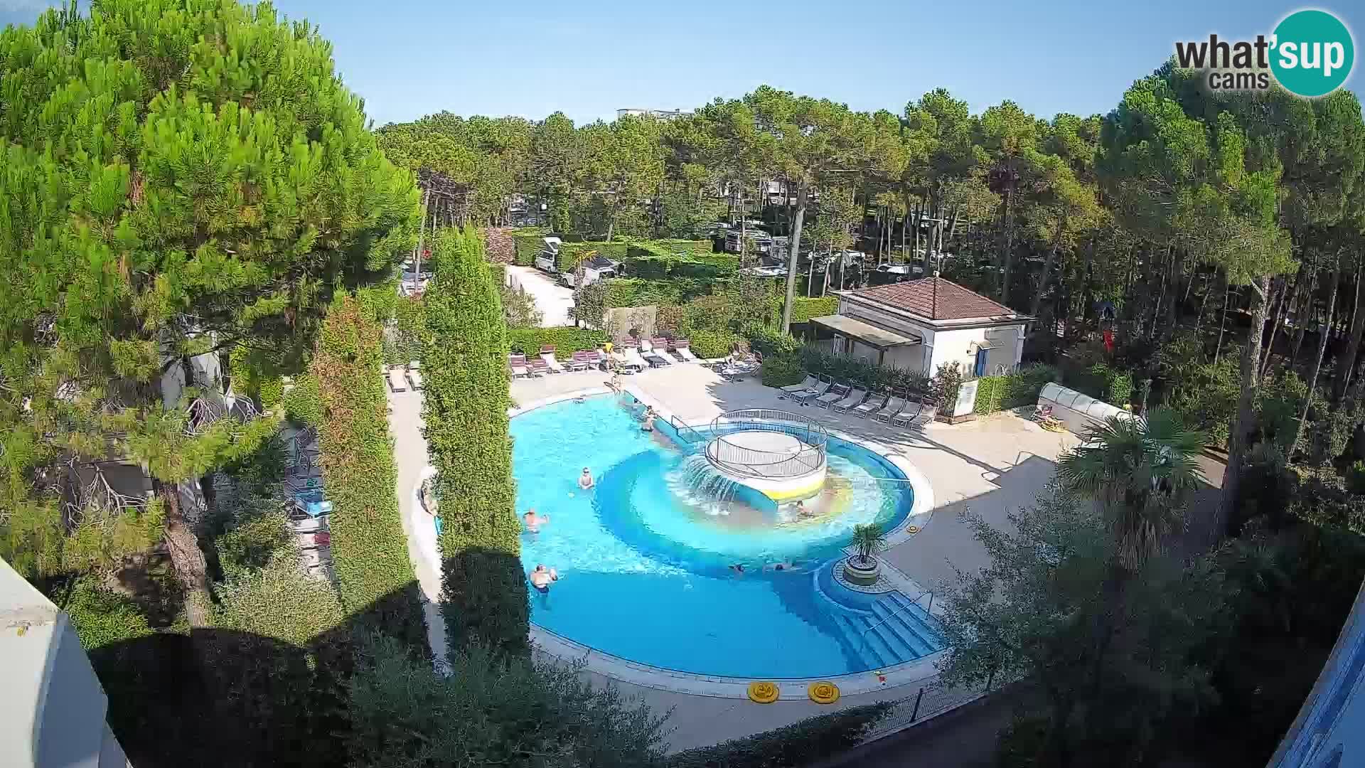 Villaggio Mare Blu pool LIVE webcam Bibione Pineda – Italy