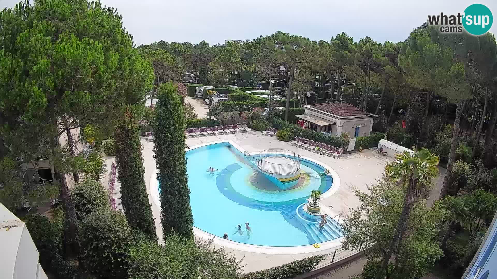 Villaggio Mare Blu pool LIVE webcam Bibione Pineda – Italy