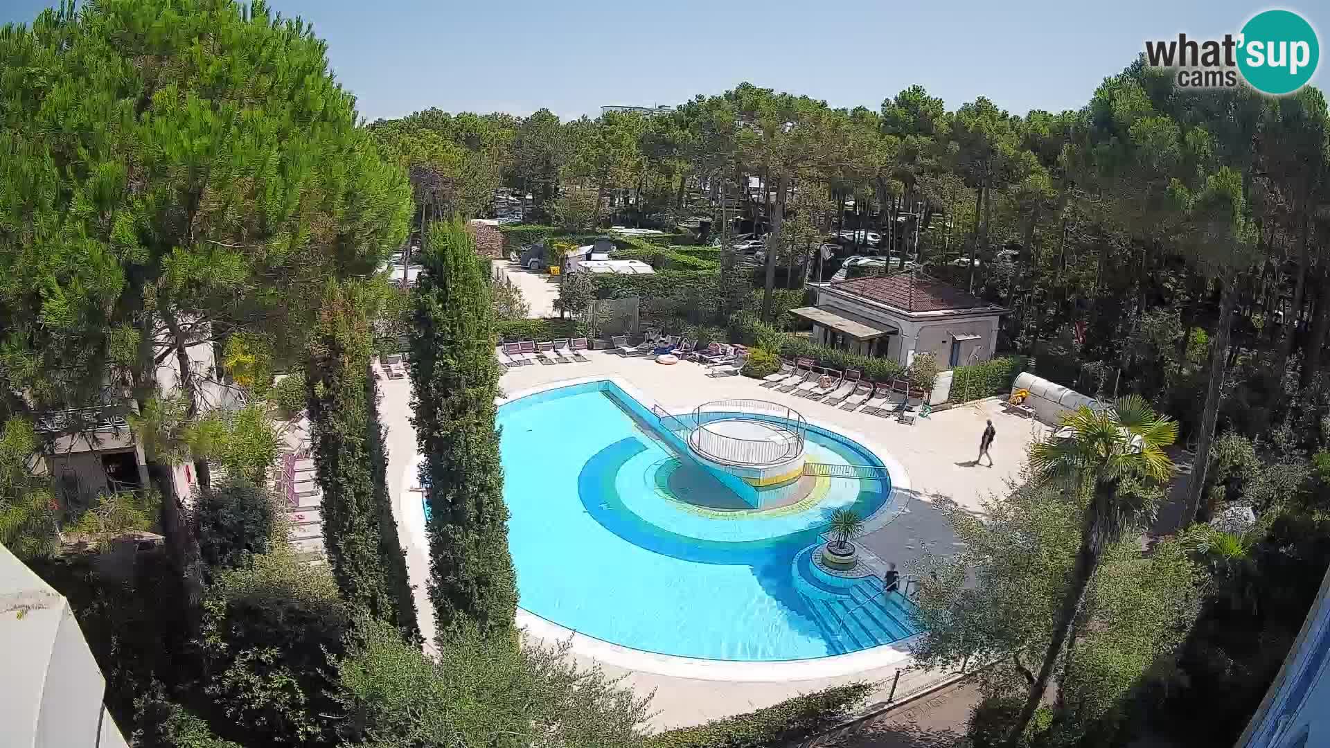 Villaggio Mare Blu piscine LIVE webcam Bibione Pineda – Italie