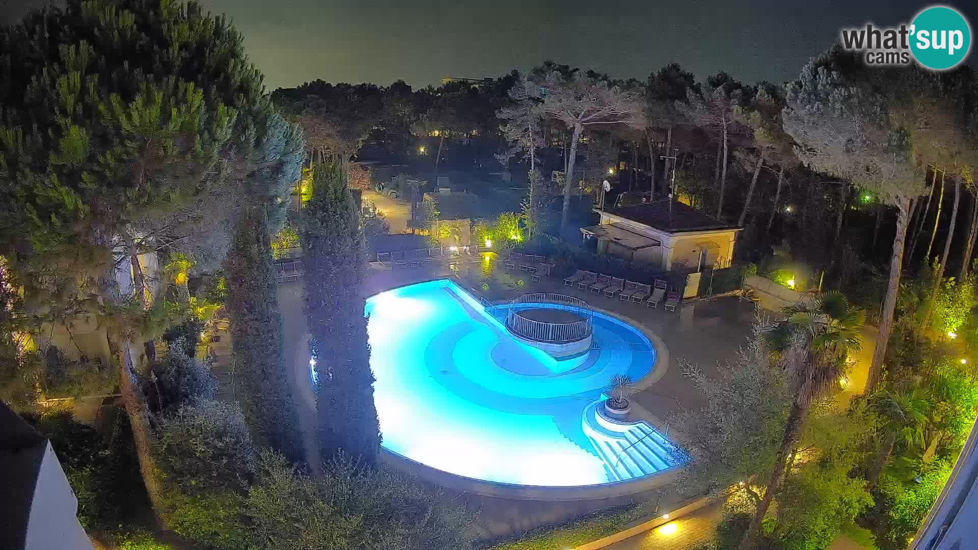 Piscina Villaggio Mare Blu webcam LIVE Bibione Pineda – Italia