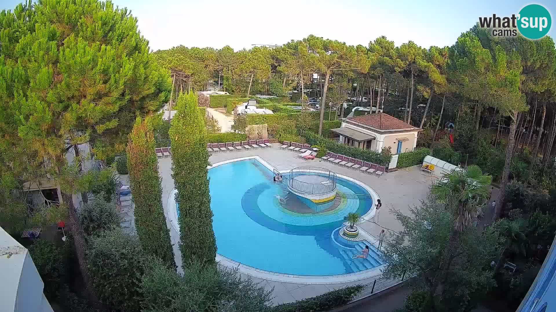 Piscina Villaggio Mare Blu EN VIVO webcam Bibione Pineda – Italia