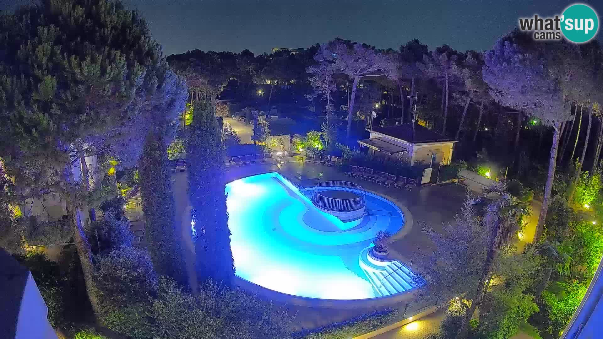 Piscina Villaggio Mare Blu webcam LIVE Bibione Pineda – Italia