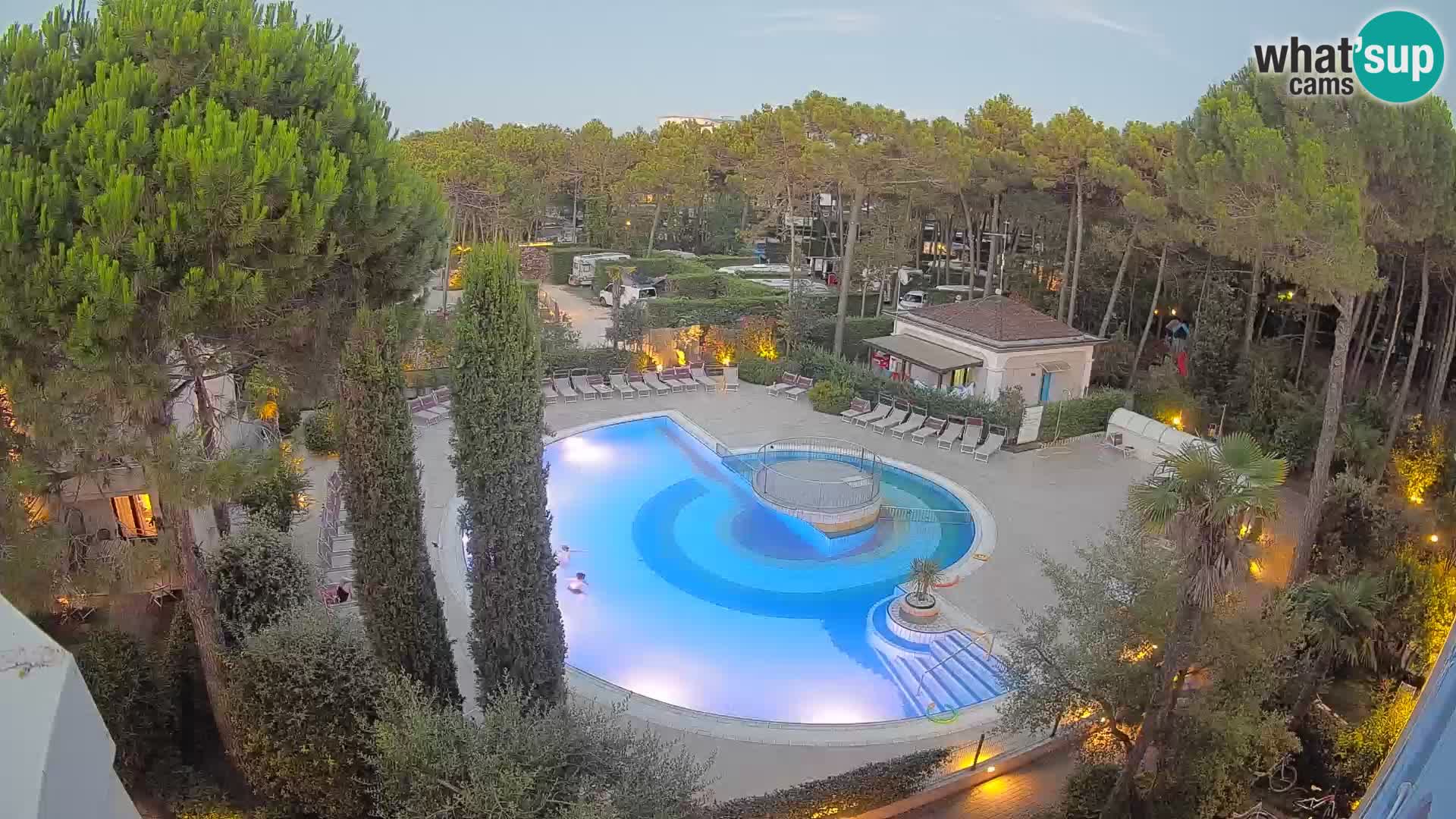 Villaggio Mare Blu piscine LIVE webcam Bibione Pineda – Italie