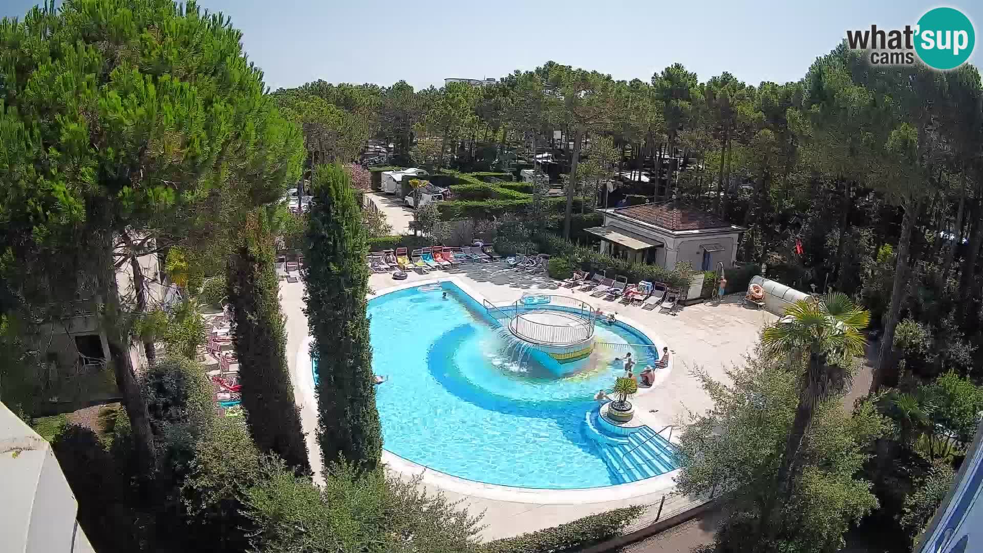 Piscina Villaggio Mare Blu webcam LIVE Bibione Pineda – Italia