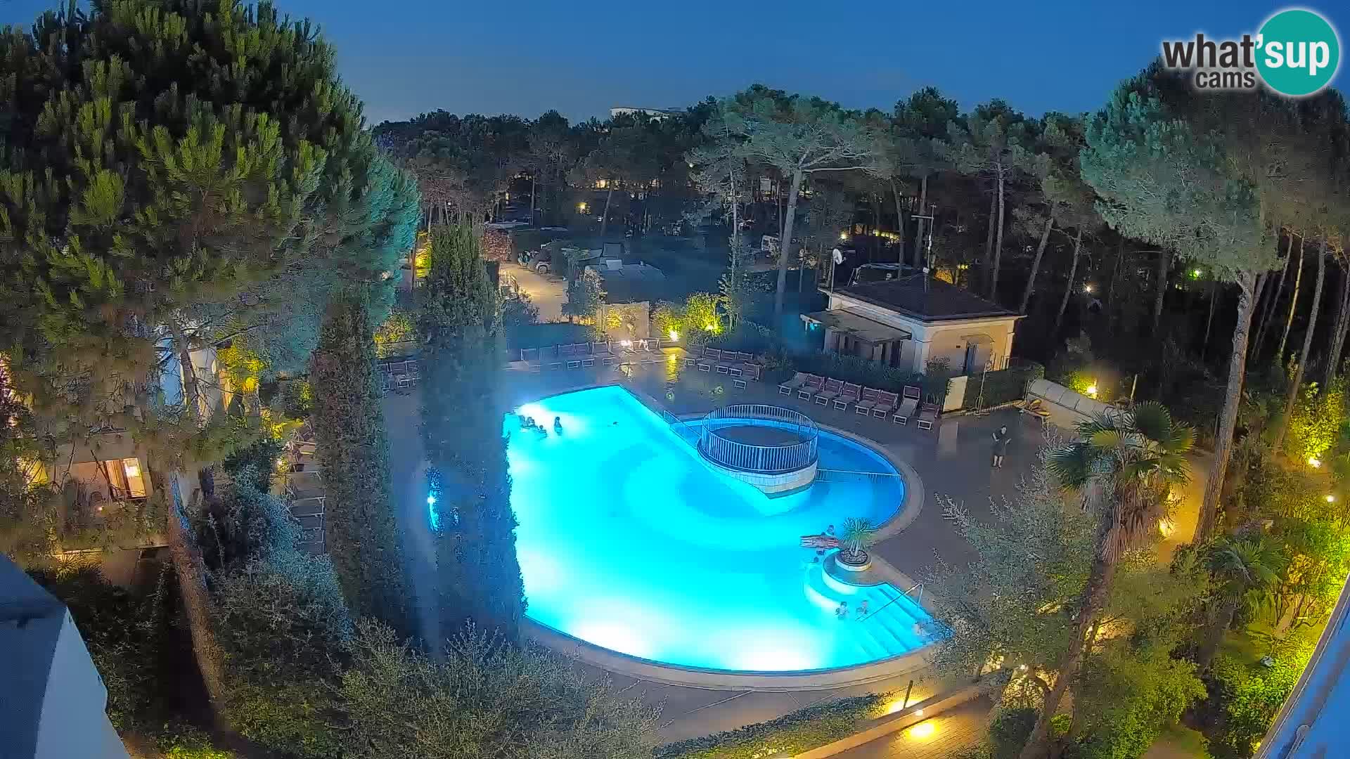 Villaggio Mare Blu pool LIVE webcam Bibione Pineda – Italy