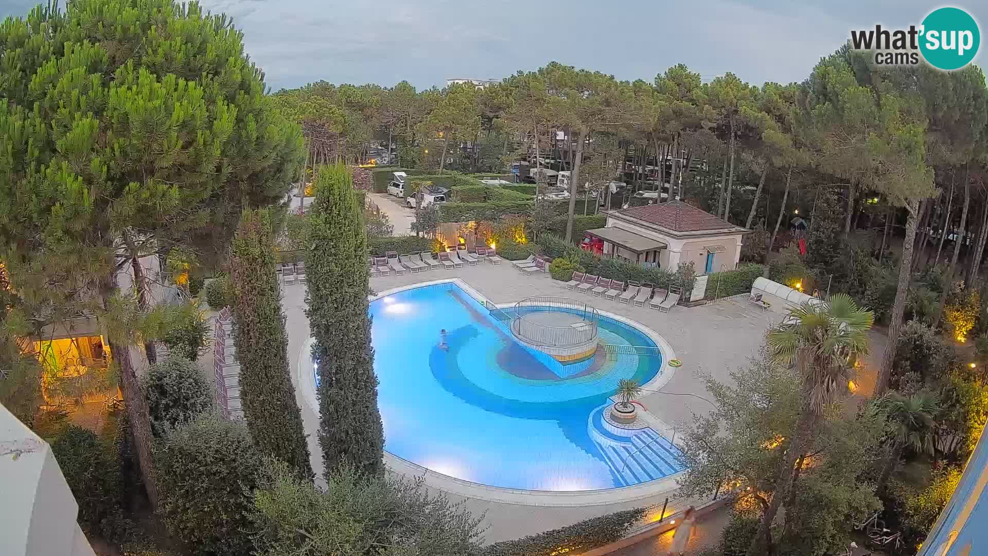 Villaggio Mare Blu piscine LIVE webcam Bibione Pineda – Italie
