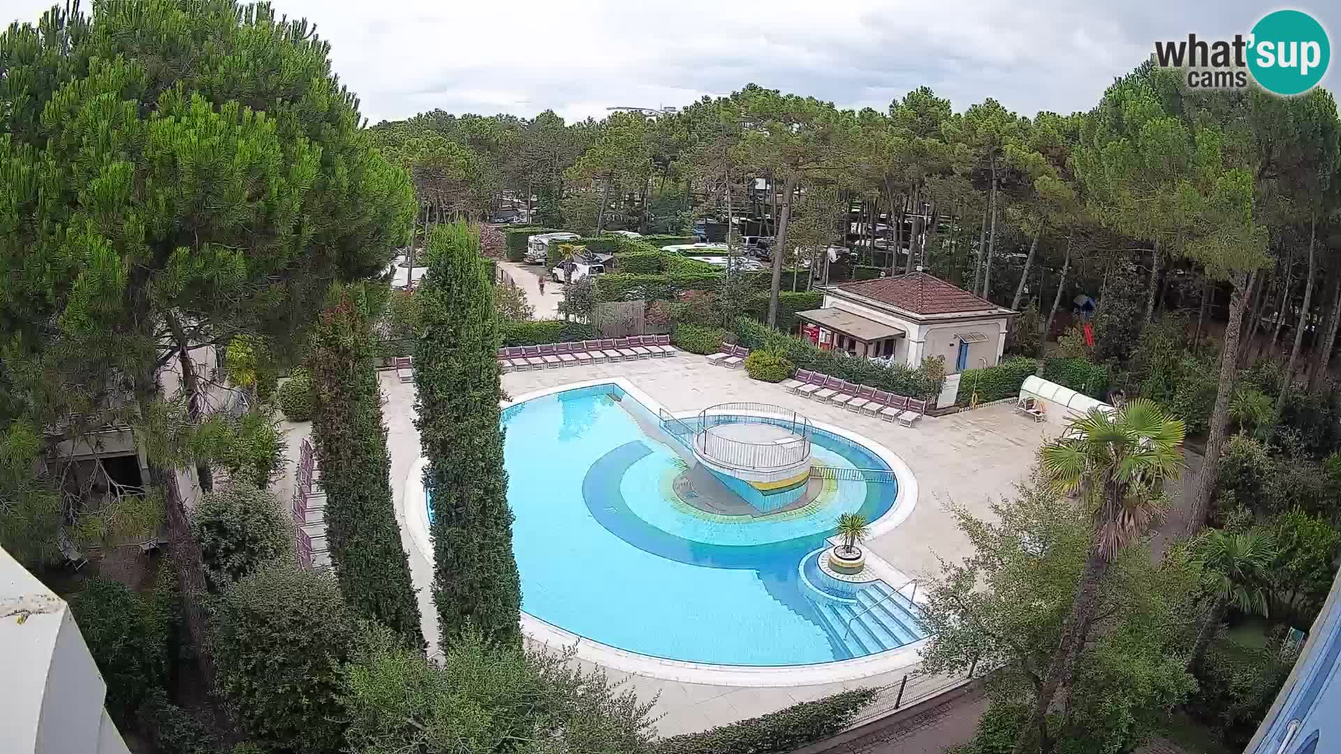 Villaggio Mare Blu piscine LIVE webcam Bibione Pineda – Italie