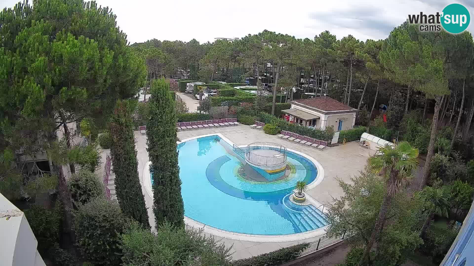 Villaggio Mare Blu pool LIVE webcam Bibione Pineda – Italy