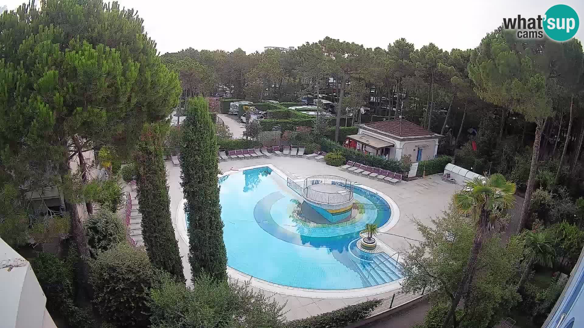 Villaggio Mare Blu piscine LIVE webcam Bibione Pineda – Italie