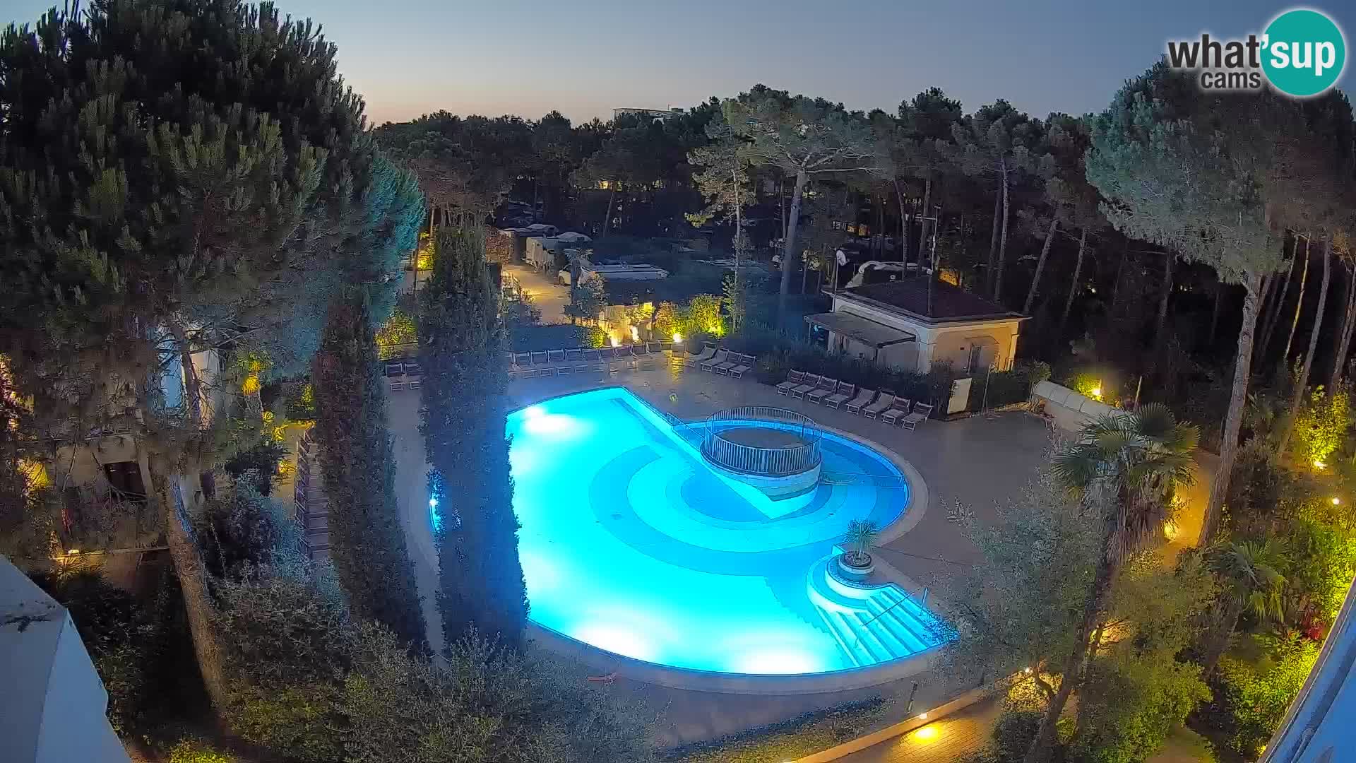 Villaggio Mare Blu piscine LIVE webcam Bibione Pineda – Italie