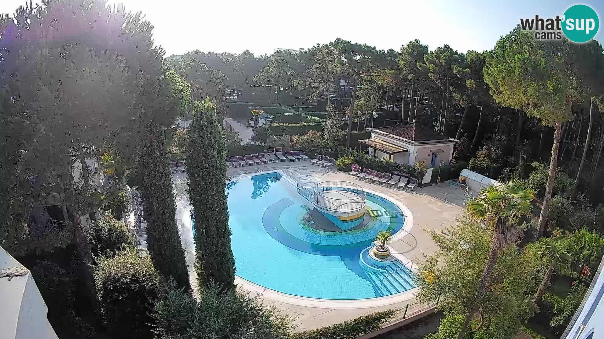 Piscina Villaggio Mare Blu webcam LIVE Bibione Pineda – Italia