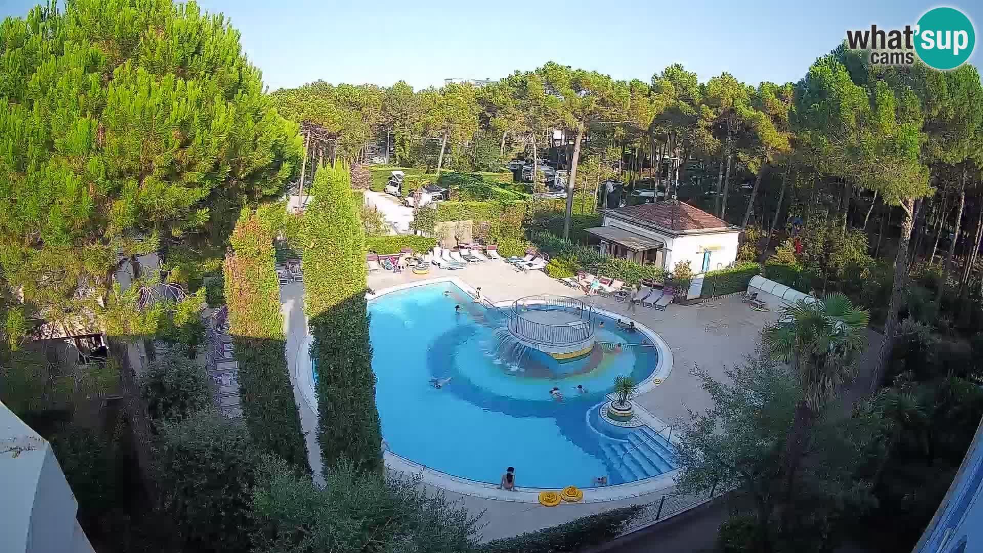 Villaggio Mare Blu piscine LIVE webcam Bibione Pineda – Italie