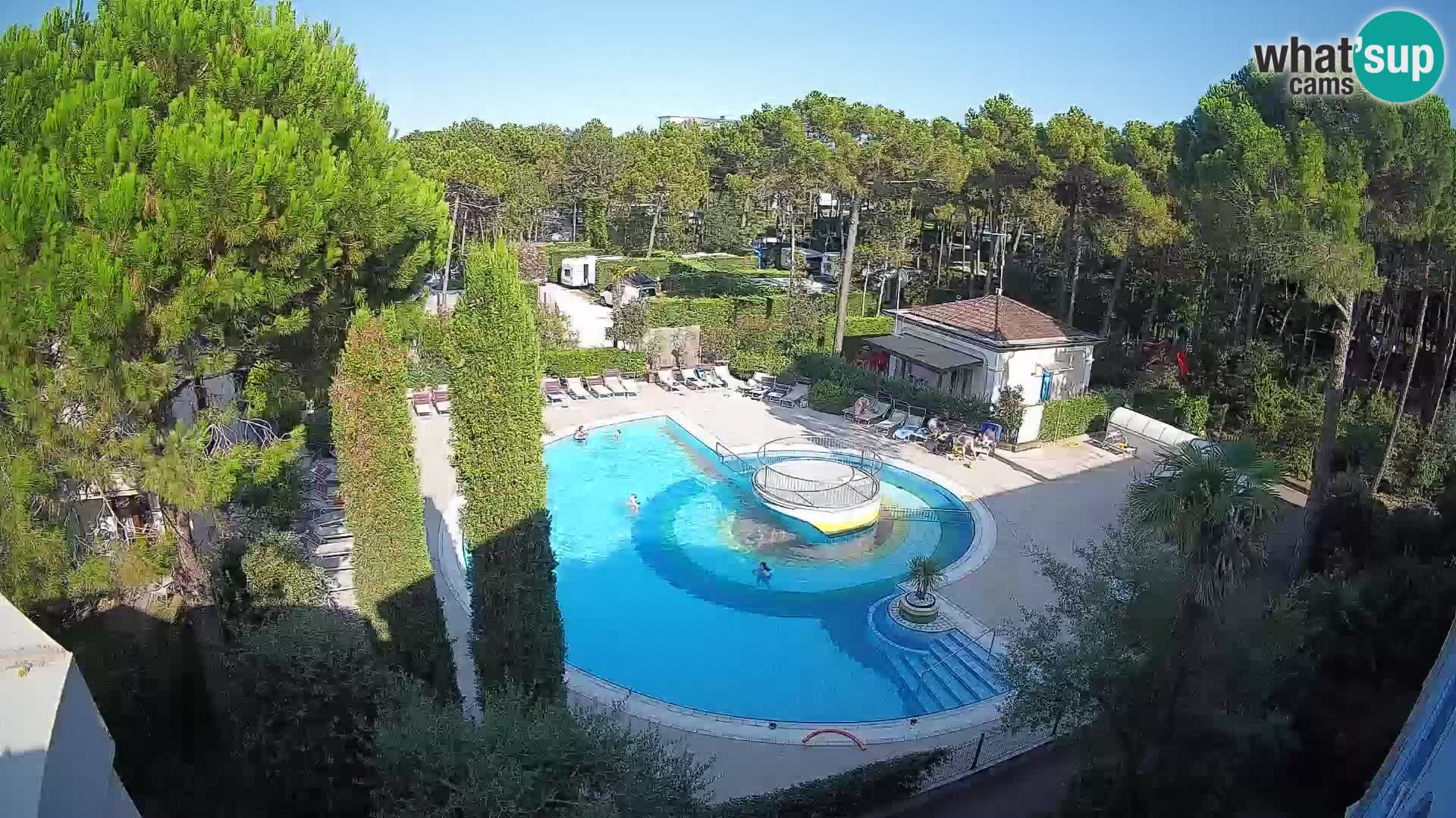 Villaggio Mare Blu pool LIVE webcam Bibione Pineda – Italy