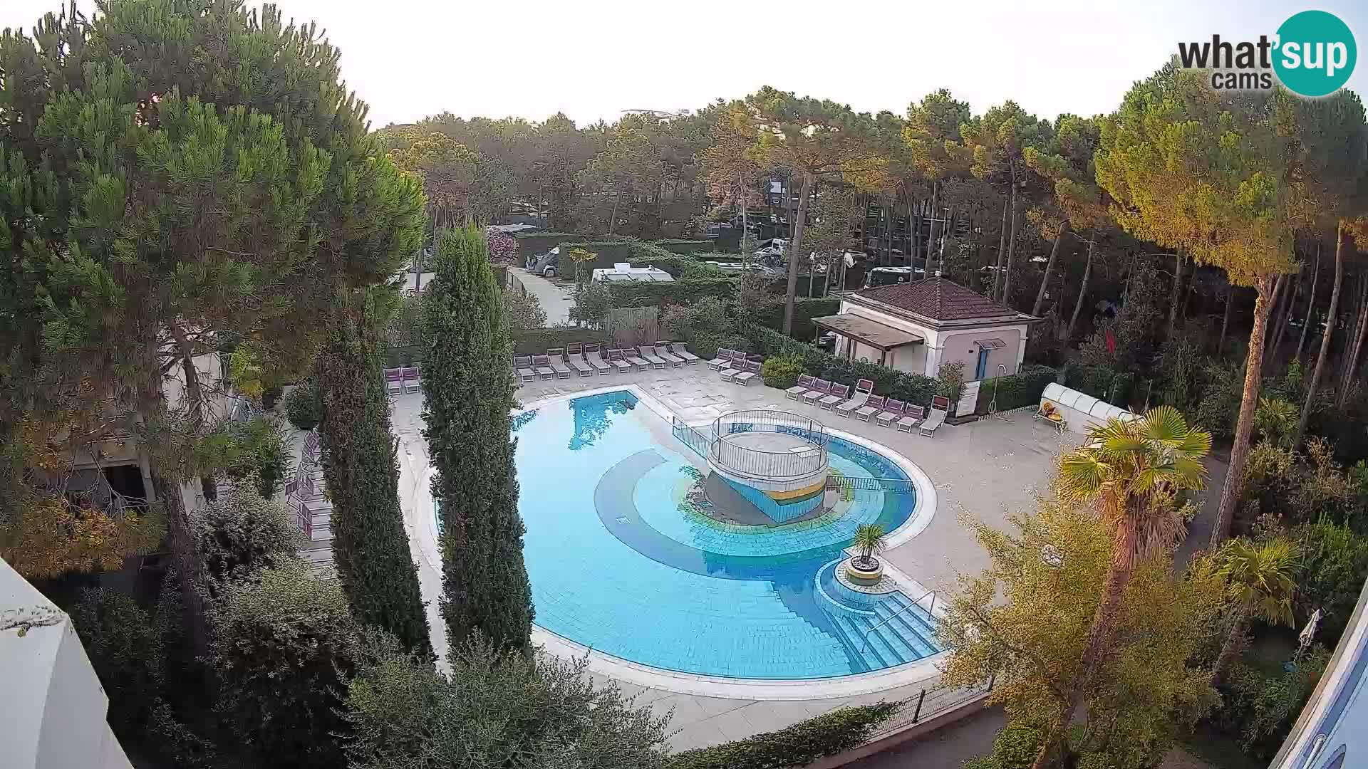 Piscina Villaggio Mare Blu webcam LIVE Bibione Pineda – Italia