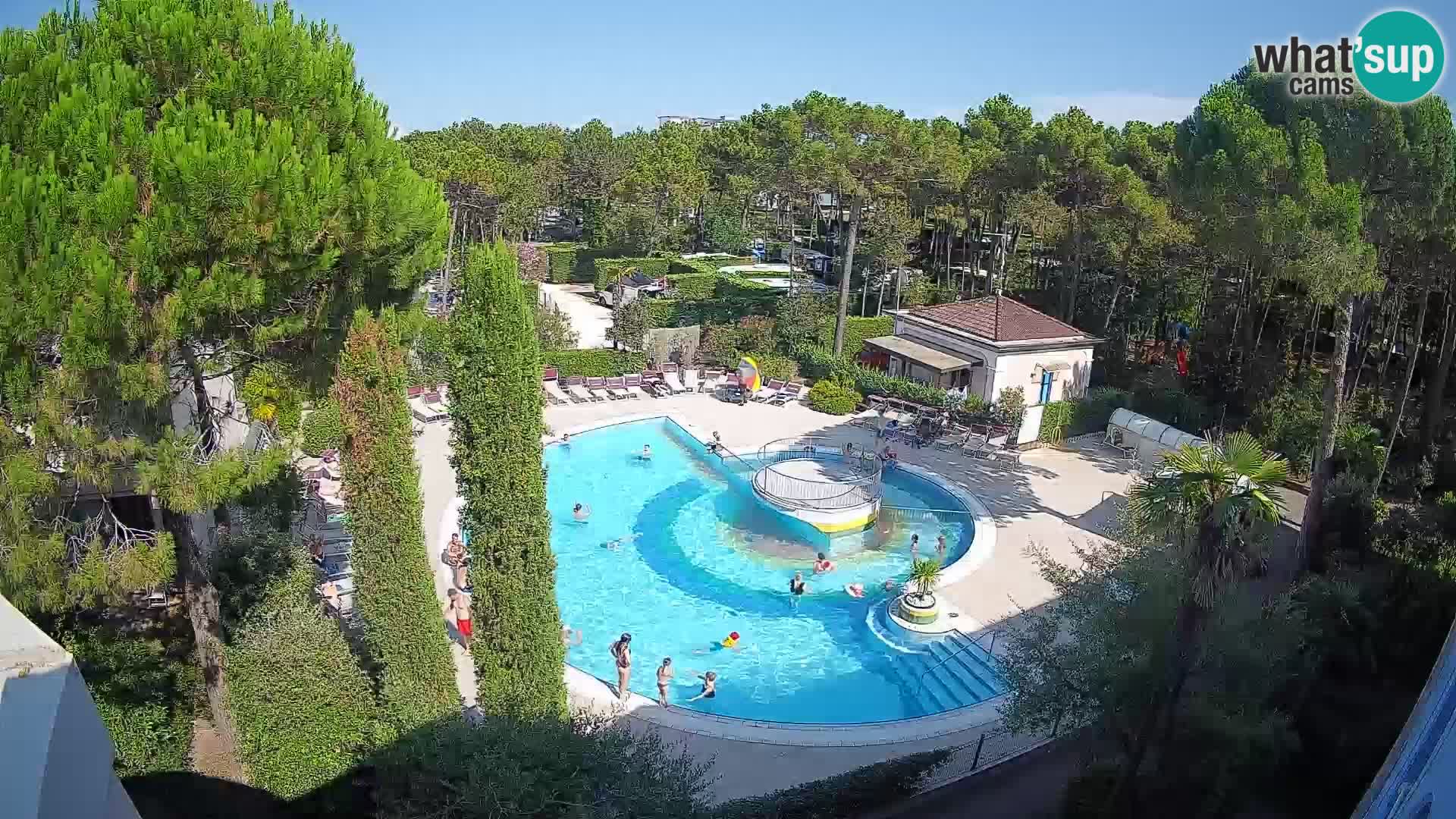 Piscina Villaggio Mare Blu EN VIVO webcam Bibione Pineda – Italia