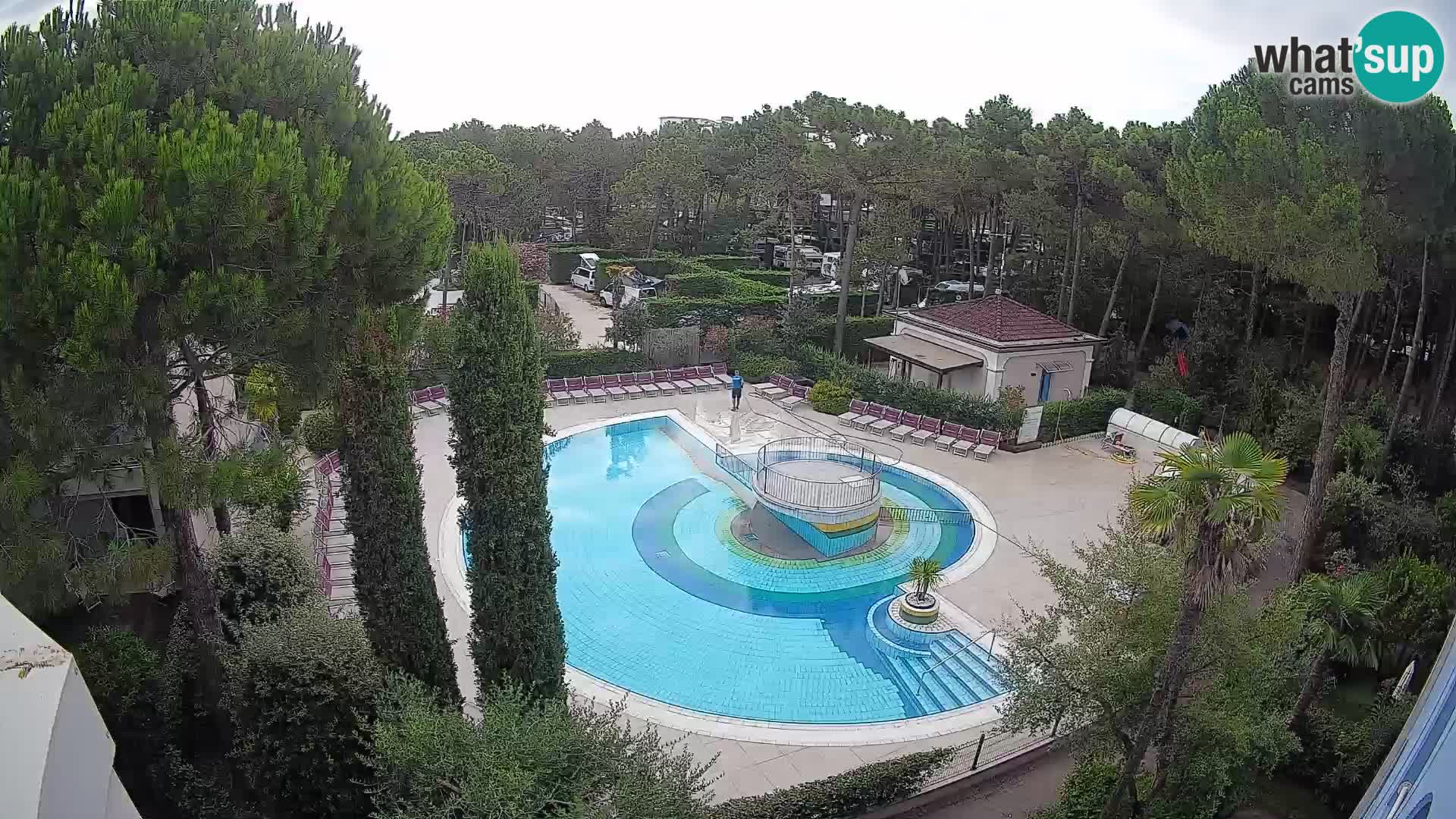 Piscina Villaggio Mare Blu webcam LIVE Bibione Pineda – Italia