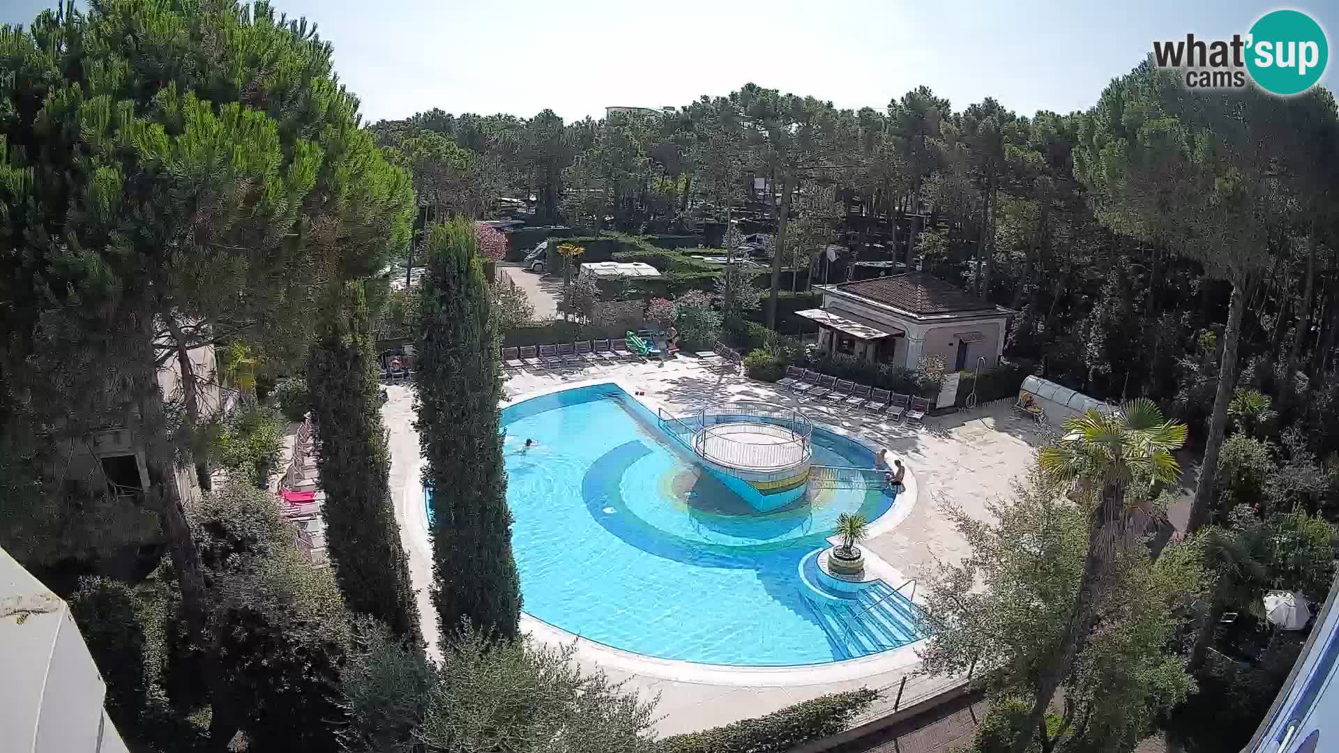 Piscina Villaggio Mare Blu EN VIVO webcam Bibione Pineda – Italia