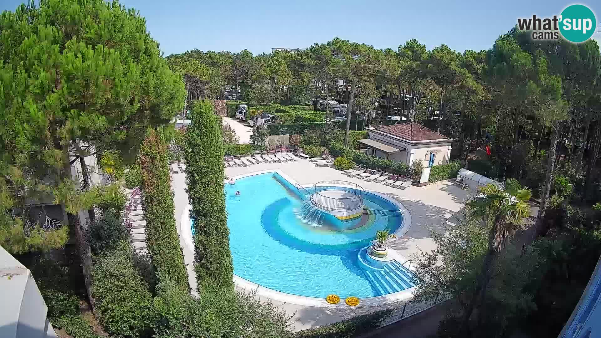 Villaggio Mare Blu pool LIVE webcam Bibione Pineda – Italy