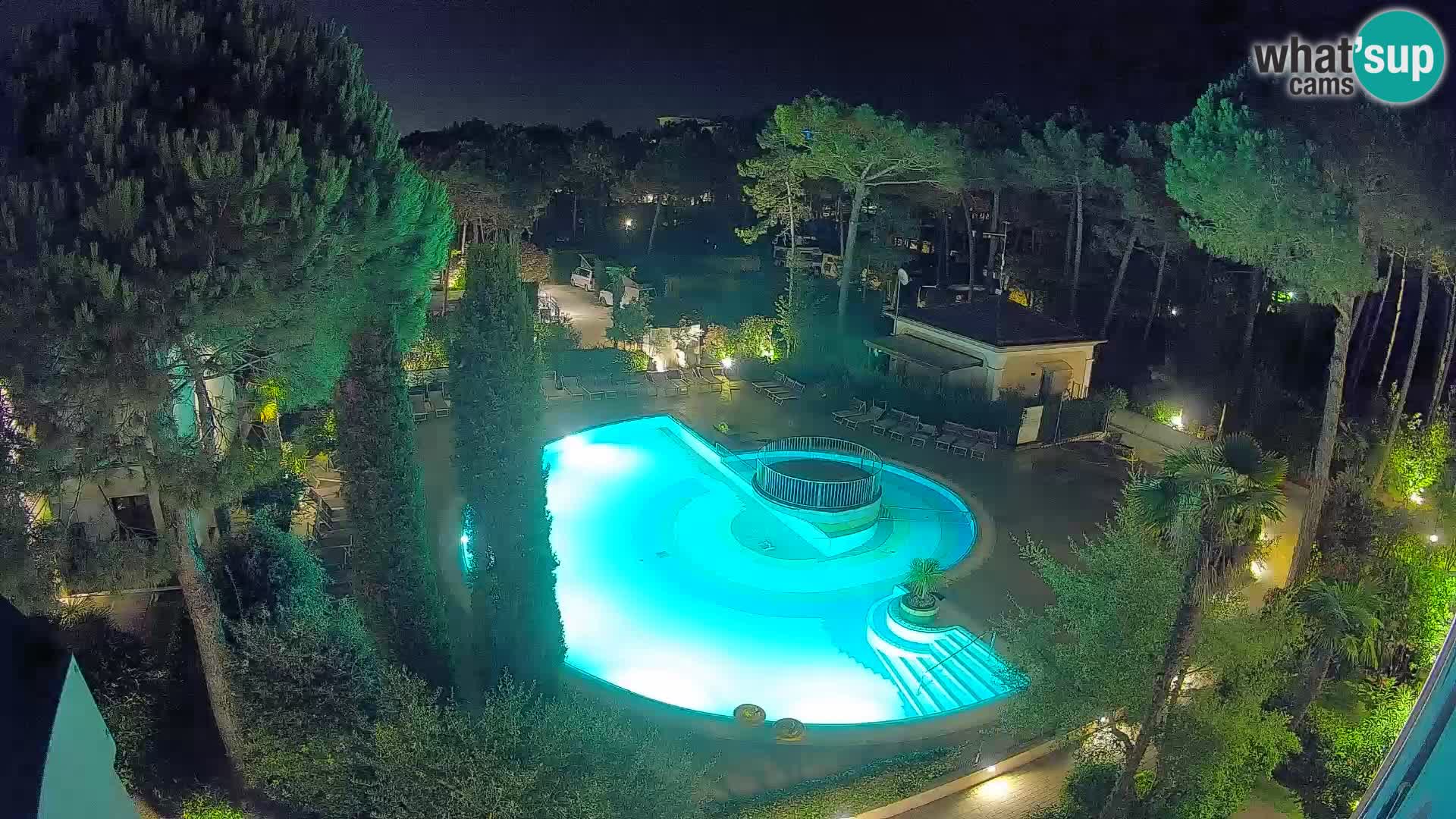Piscina Villaggio Mare Blu webcam LIVE Bibione Pineda – Italia