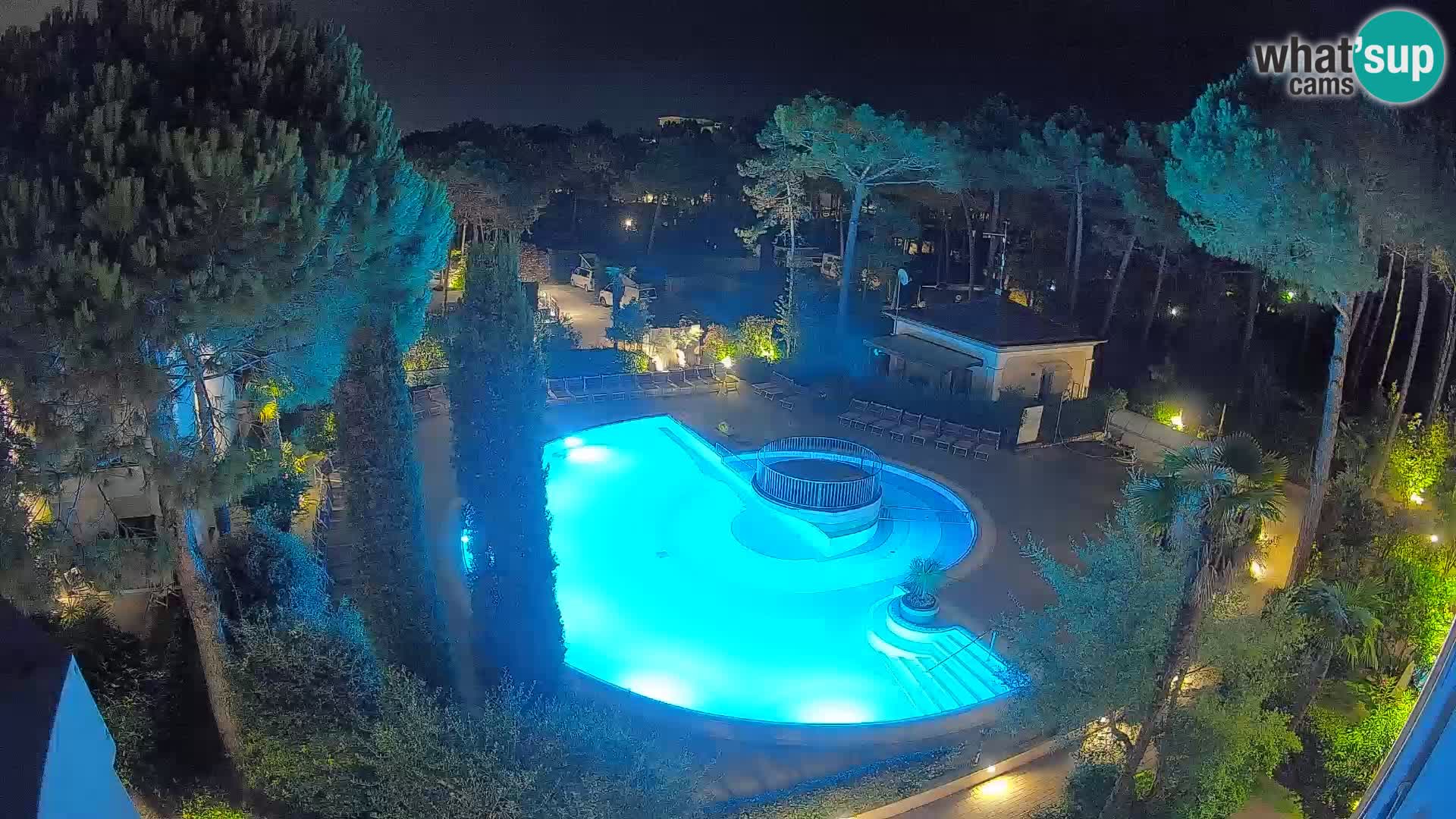 Villaggio Mare Blu pool LIVE webcam Bibione Pineda – Italy