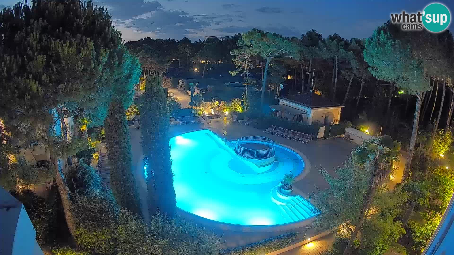 Villaggio Mare Blu pool LIVE webcam Bibione Pineda – Italy