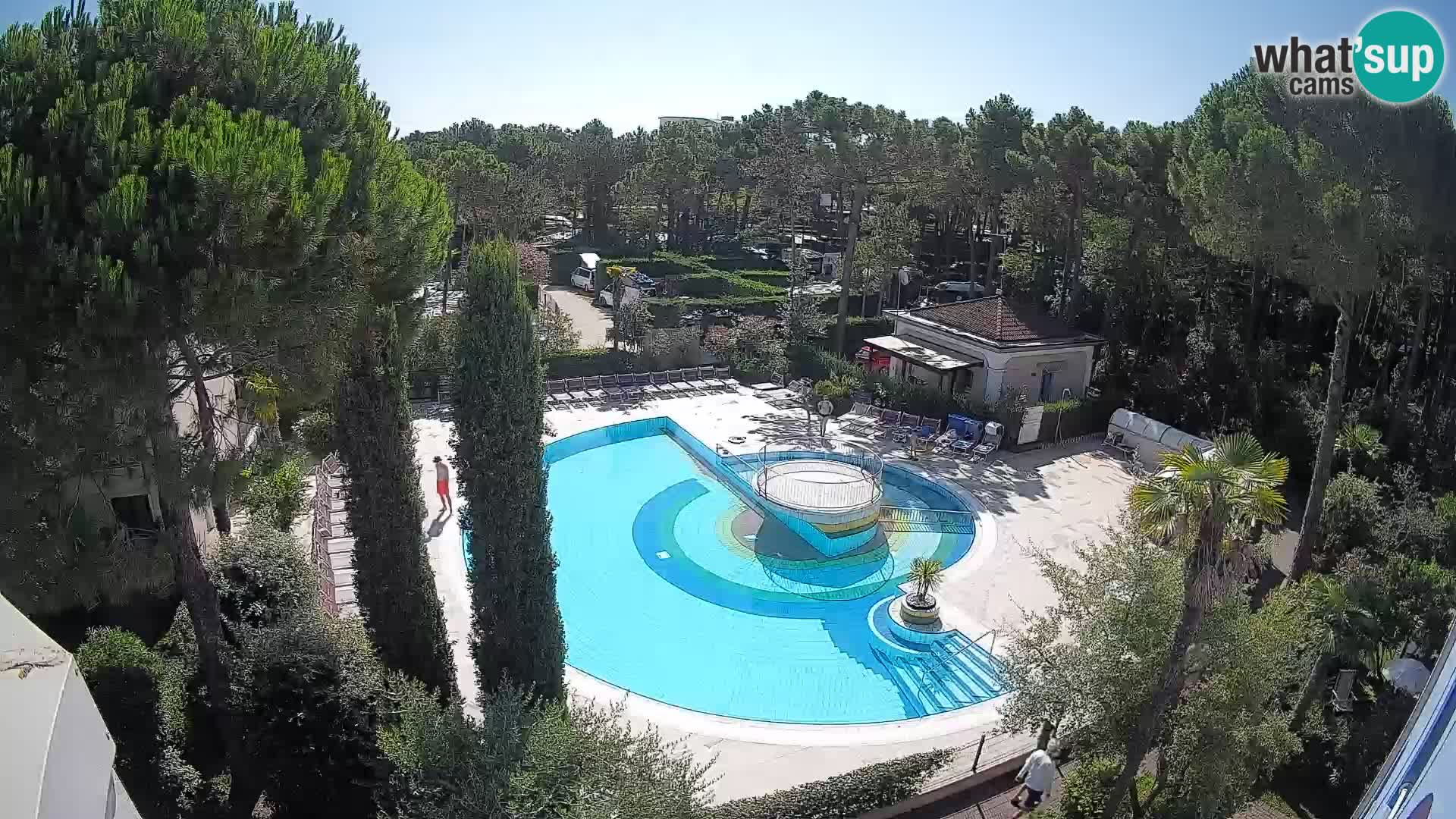 Piscina Villaggio Mare Blu EN VIVO webcam Bibione Pineda – Italia