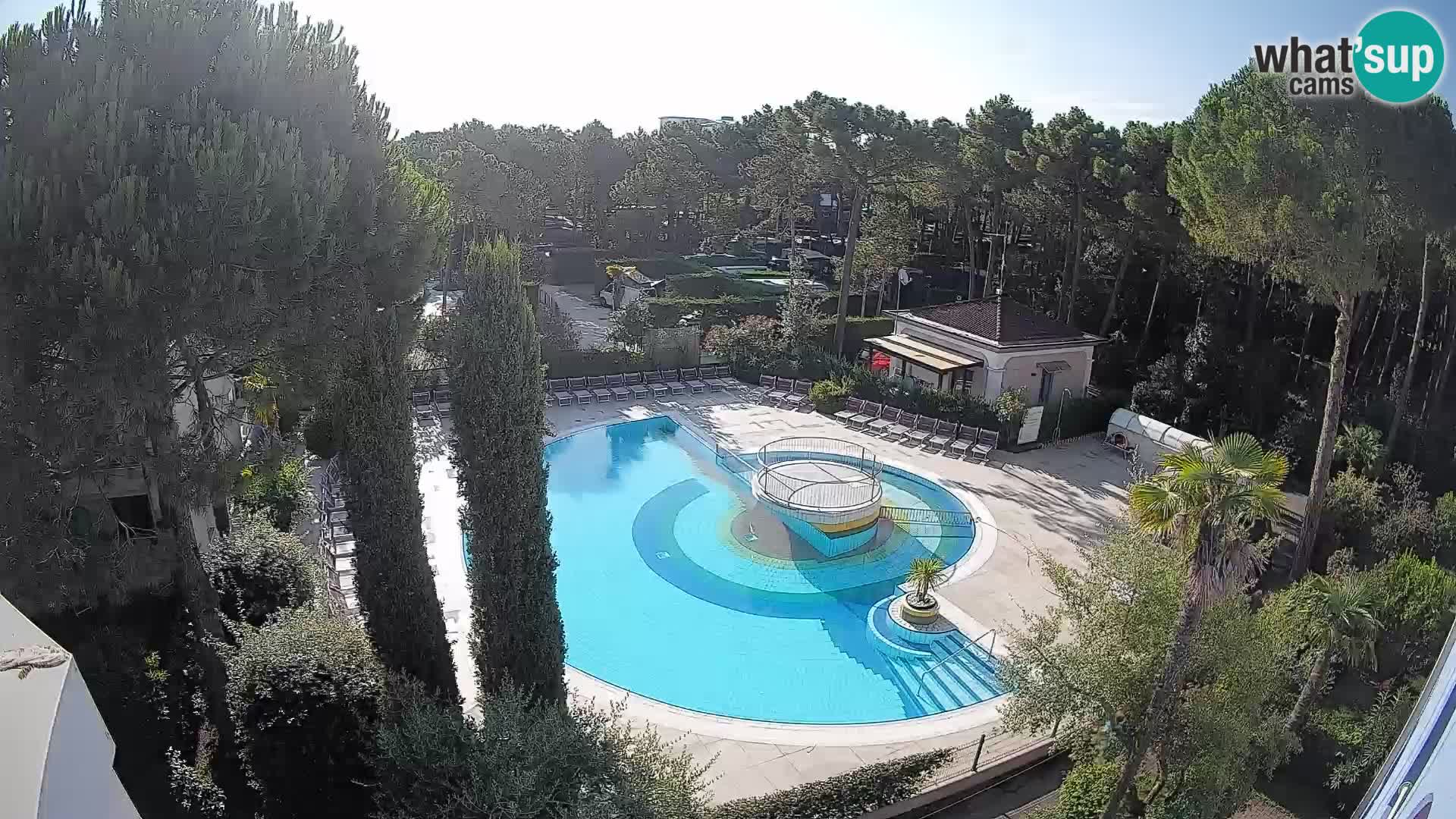 Villaggio Mare Blu pool LIVE webcam Bibione Pineda – Italy