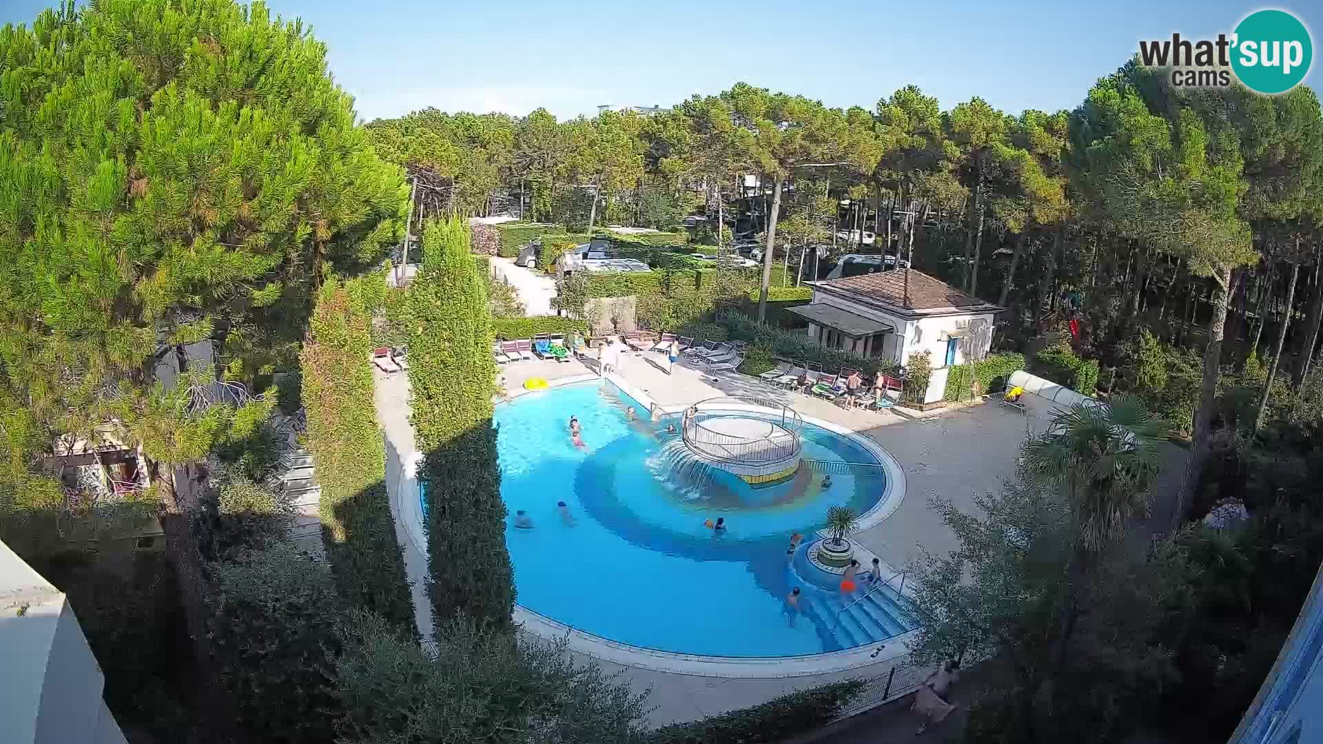 Piscina Villaggio Mare Blu webcam LIVE Bibione Pineda – Italia
