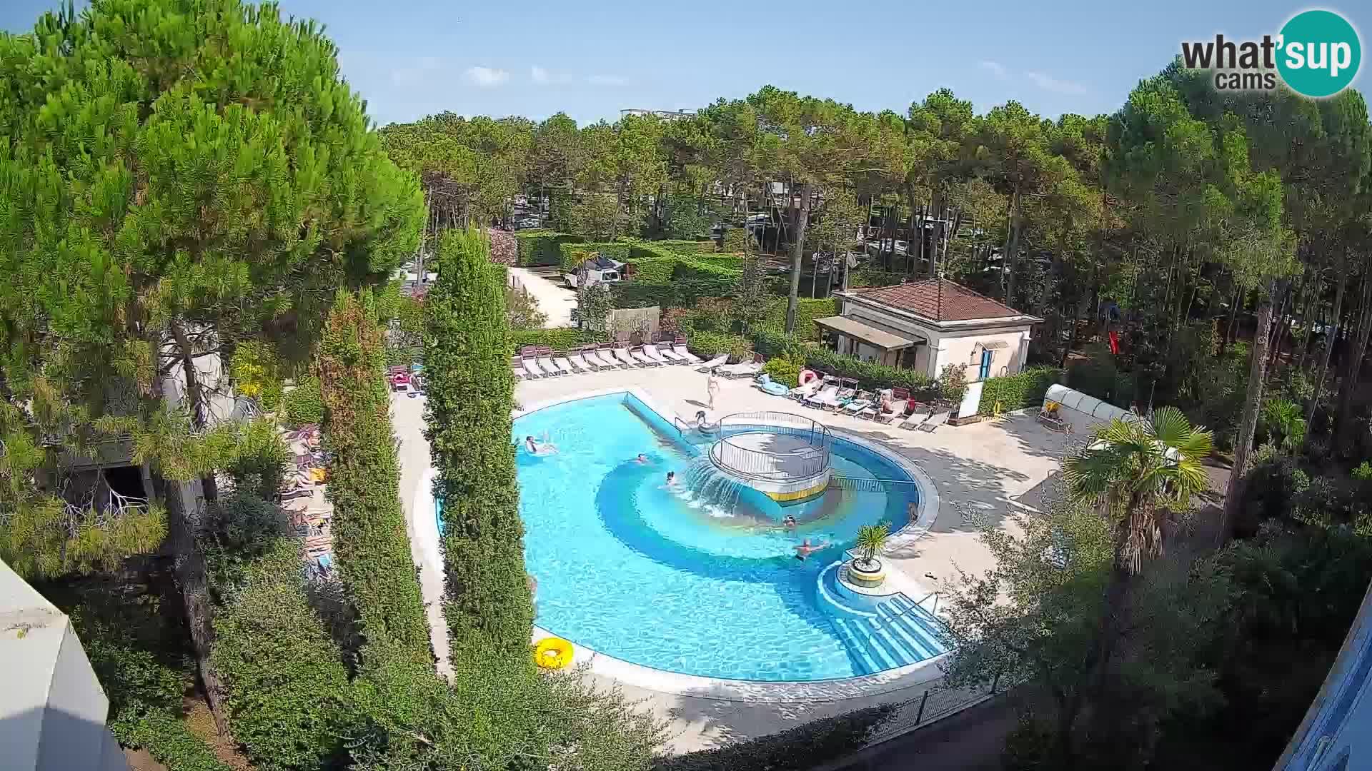 Villaggio Mare Blu piscine LIVE webcam Bibione Pineda – Italie