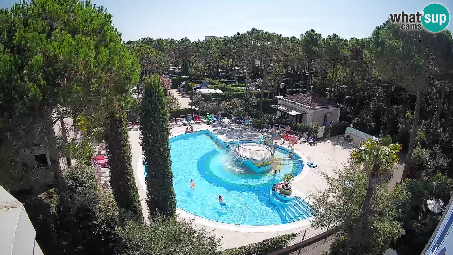 Villaggio Mare Blu pool LIVE webcam Bibione Pineda – Italy