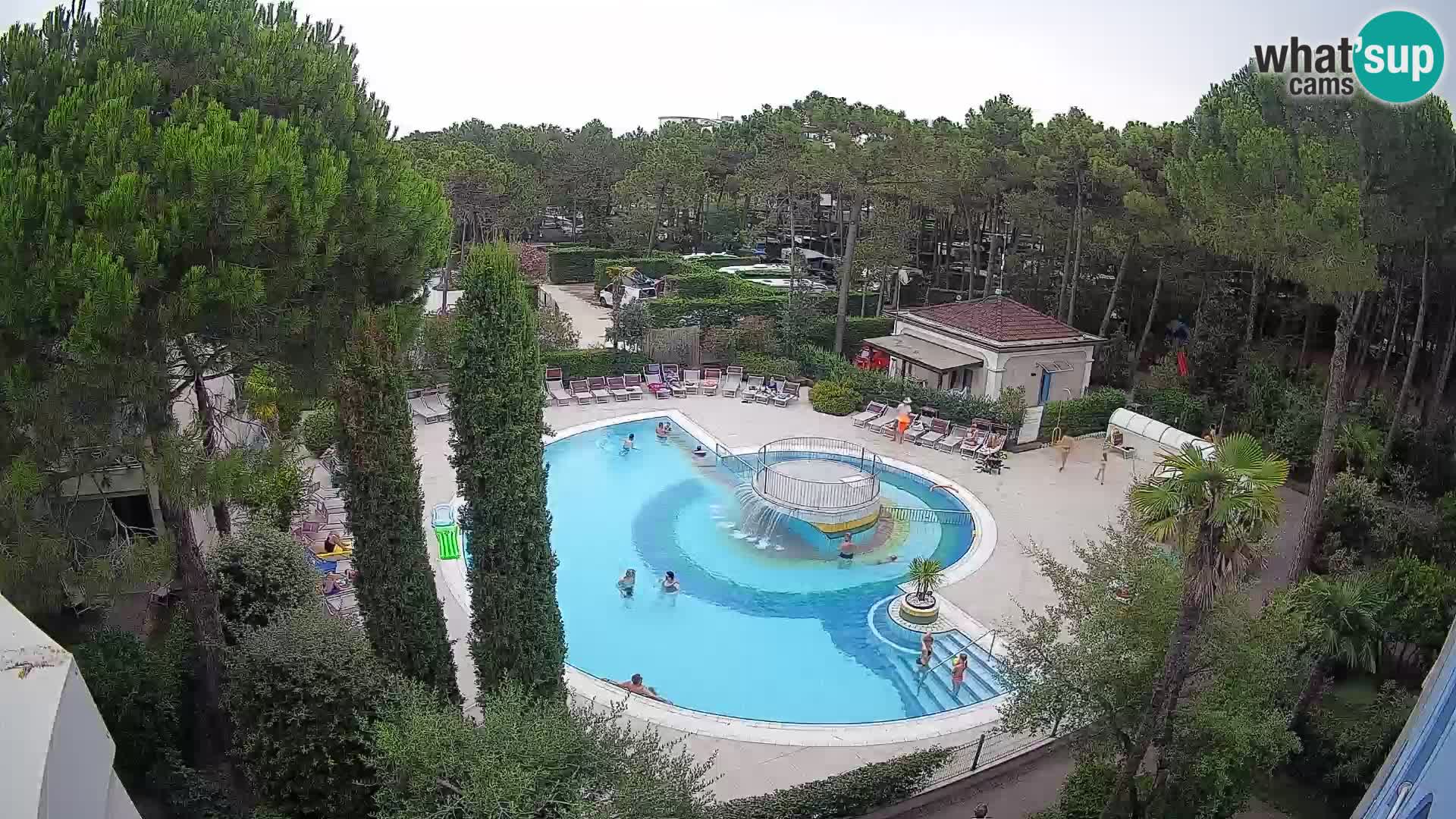 Villaggio Mare Blu pool LIVE webcam Bibione Pineda – Italy