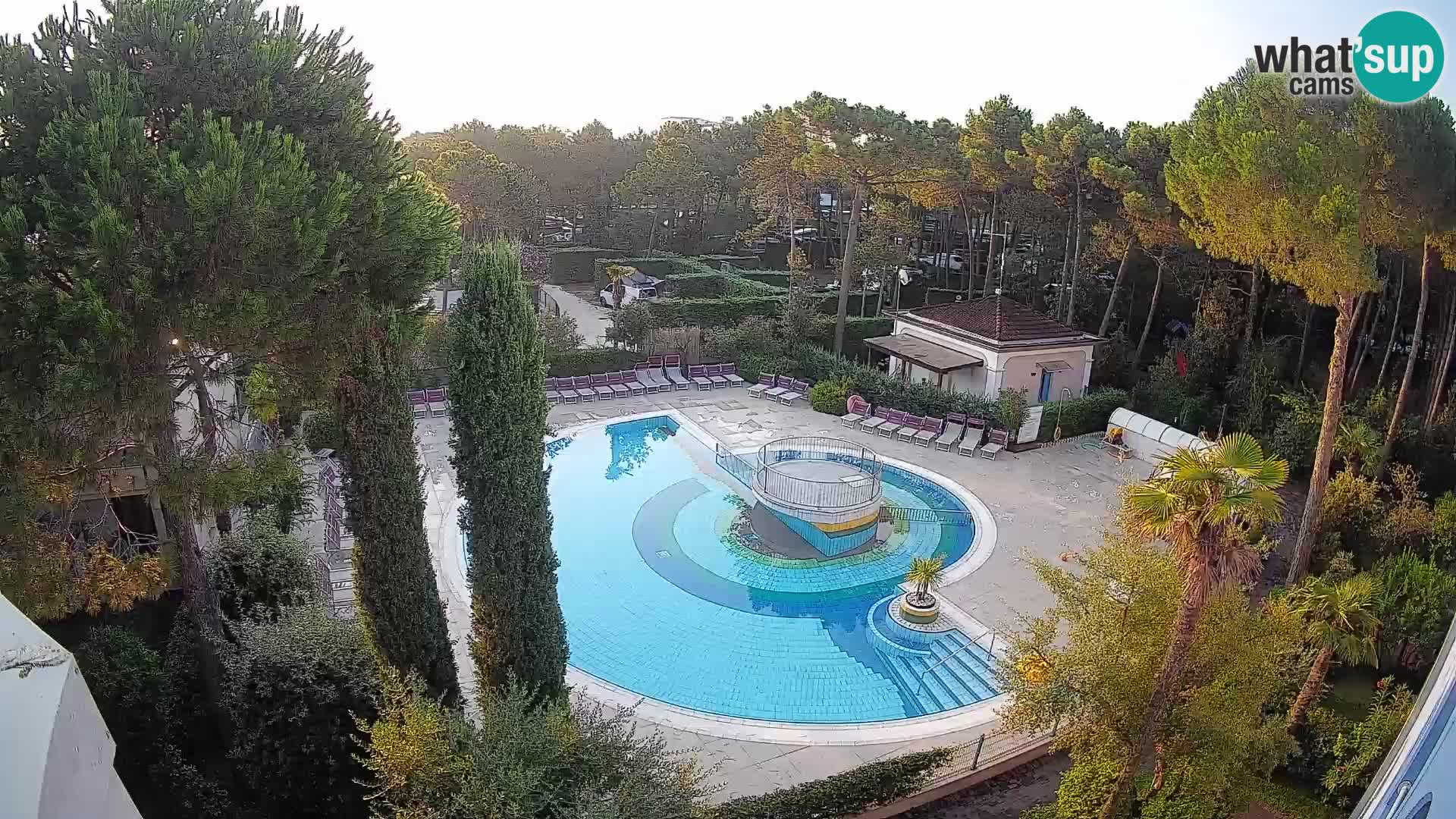 Piscina Villaggio Mare Blu EN VIVO webcam Bibione Pineda – Italia