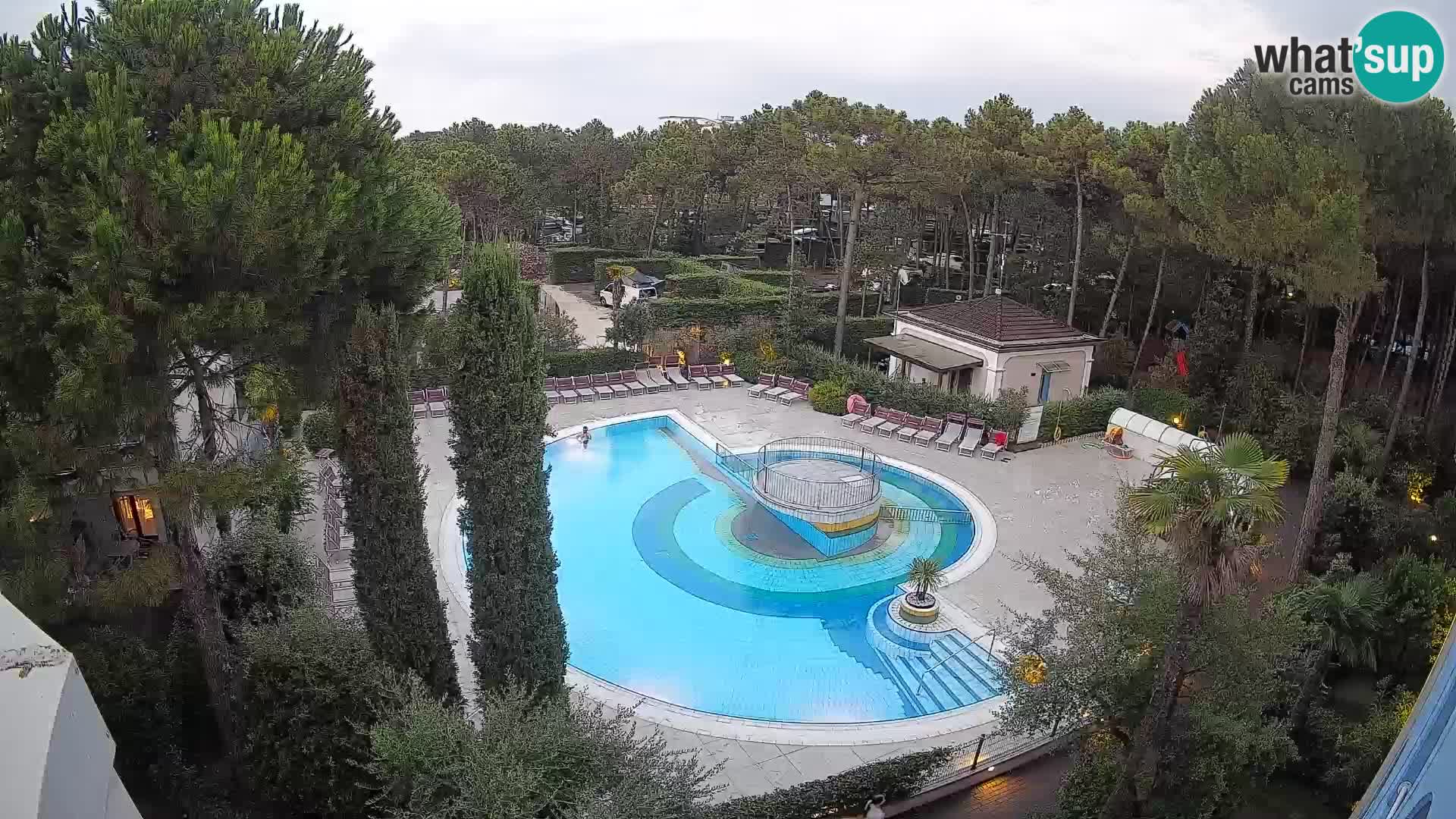 Piscina Villaggio Mare Blu EN VIVO webcam Bibione Pineda – Italia
