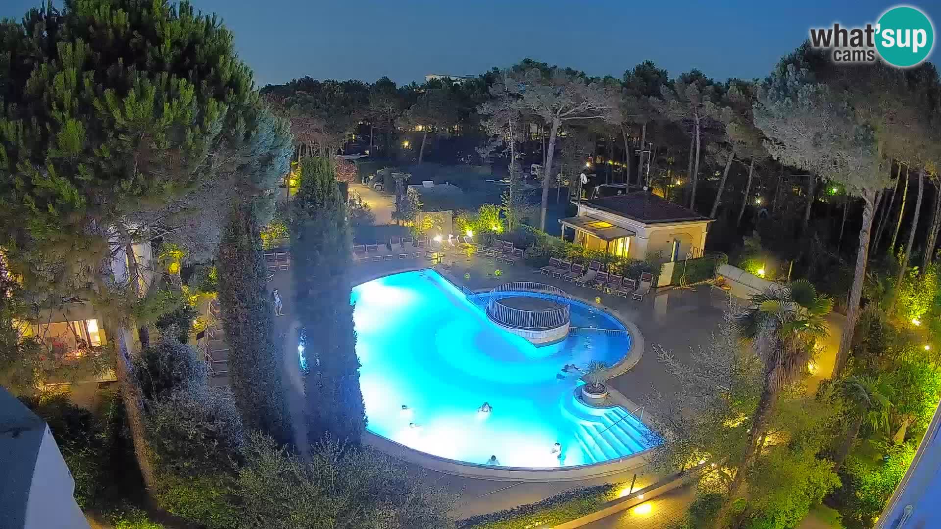 Piscina Villaggio Mare Blu webcam LIVE Bibione Pineda – Italia
