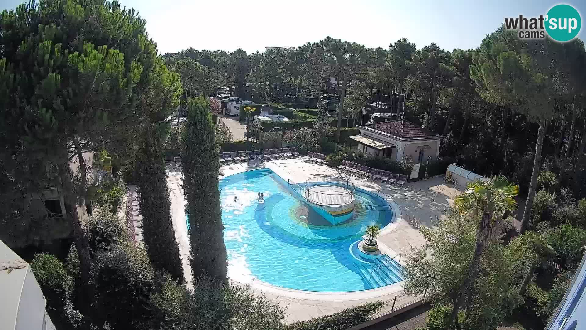 Piscina Villaggio Mare Blu webcam LIVE Bibione Pineda – Italia