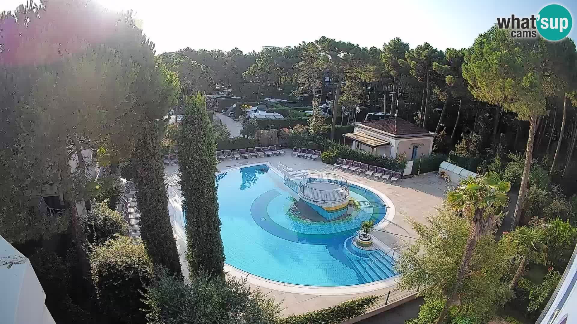 Piscina Villaggio Mare Blu EN VIVO webcam Bibione Pineda – Italia