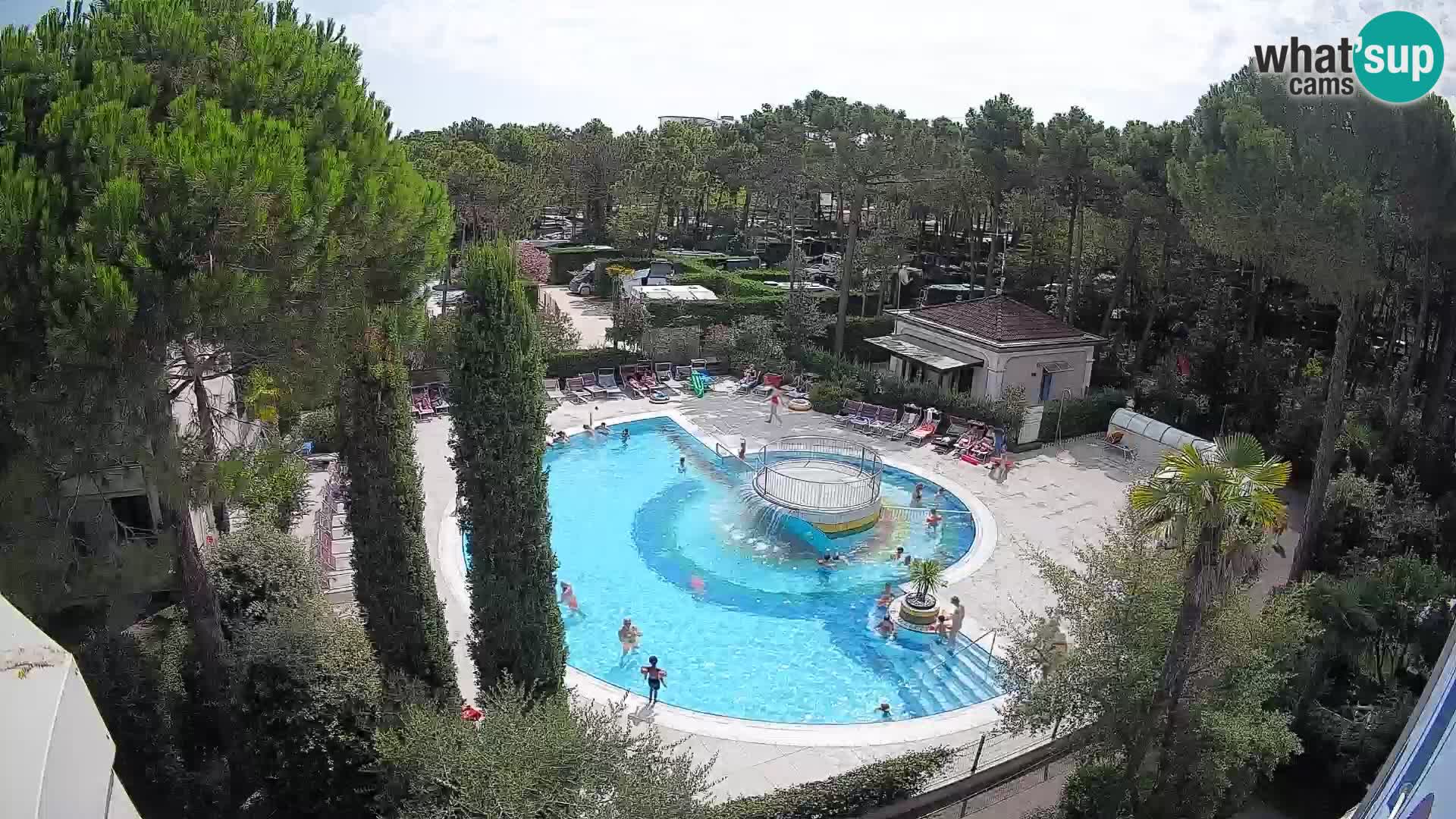 Villaggio Mare Blu pool LIVE webcam Bibione Pineda – Italy