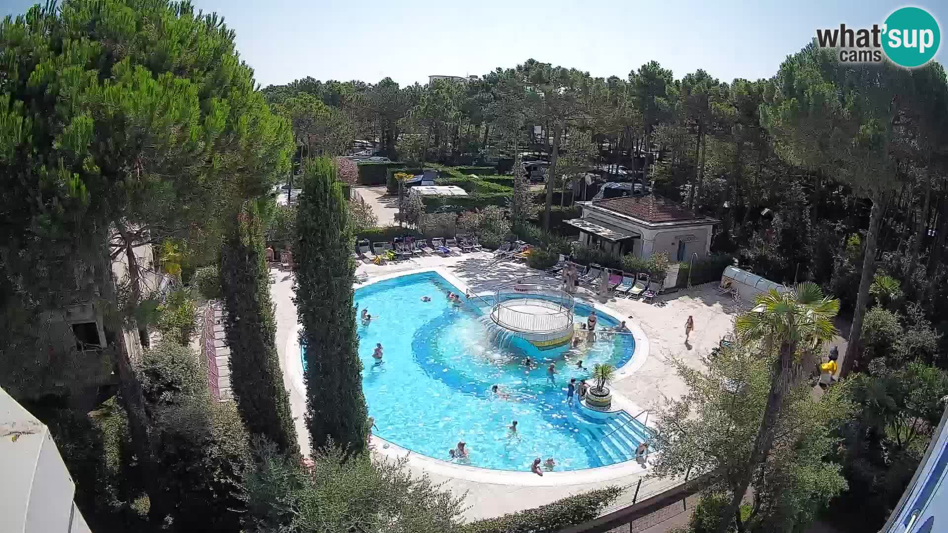 Piscina Villaggio Mare Blu webcam LIVE Bibione Pineda – Italia