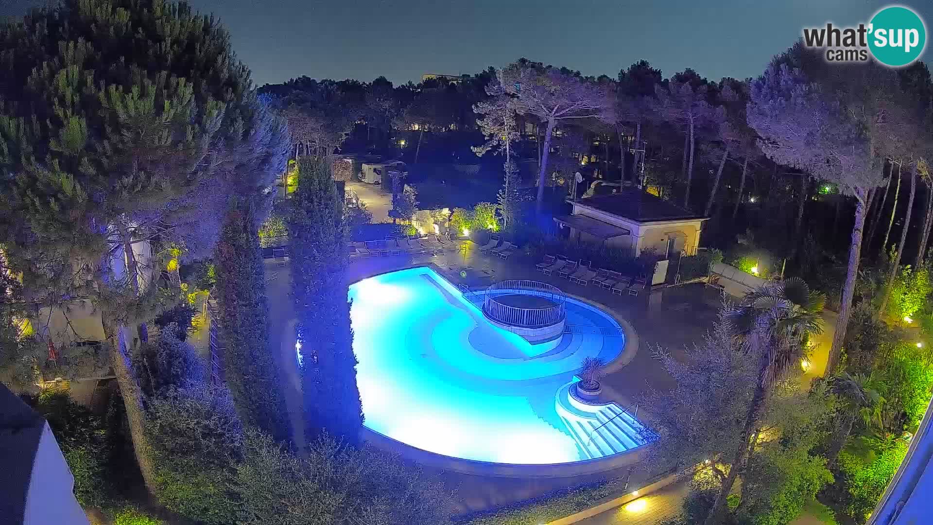 Villaggio Mare Blu pool LIVE webcam Bibione Pineda – Italy
