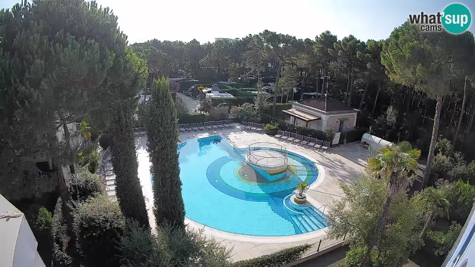 Piscina Villaggio Mare Blu webcam LIVE Bibione Pineda – Italia