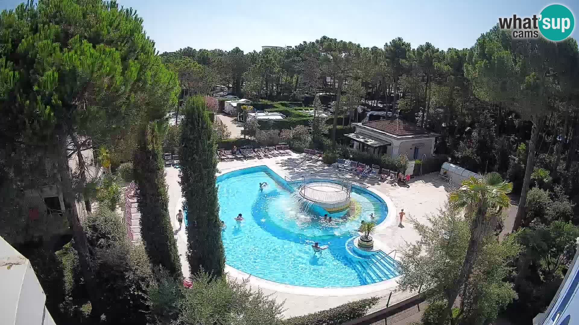 Villaggio Mare Blu pool LIVE webcam Bibione Pineda – Italy
