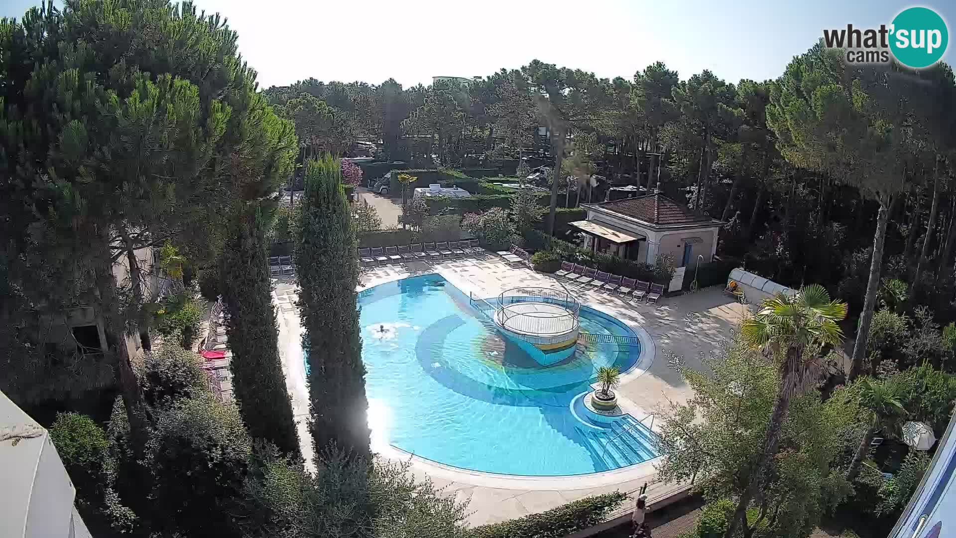Piscina Villaggio Mare Blu EN VIVO webcam Bibione Pineda – Italia