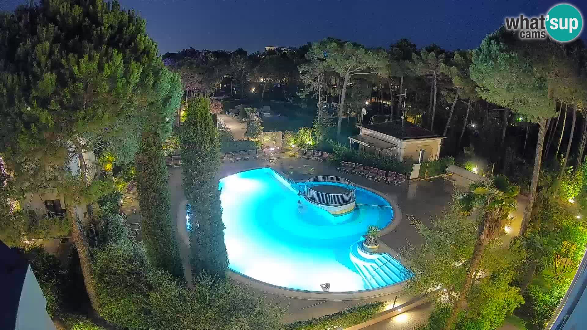 Villaggio Mare Blu piscine LIVE webcam Bibione Pineda – Italie