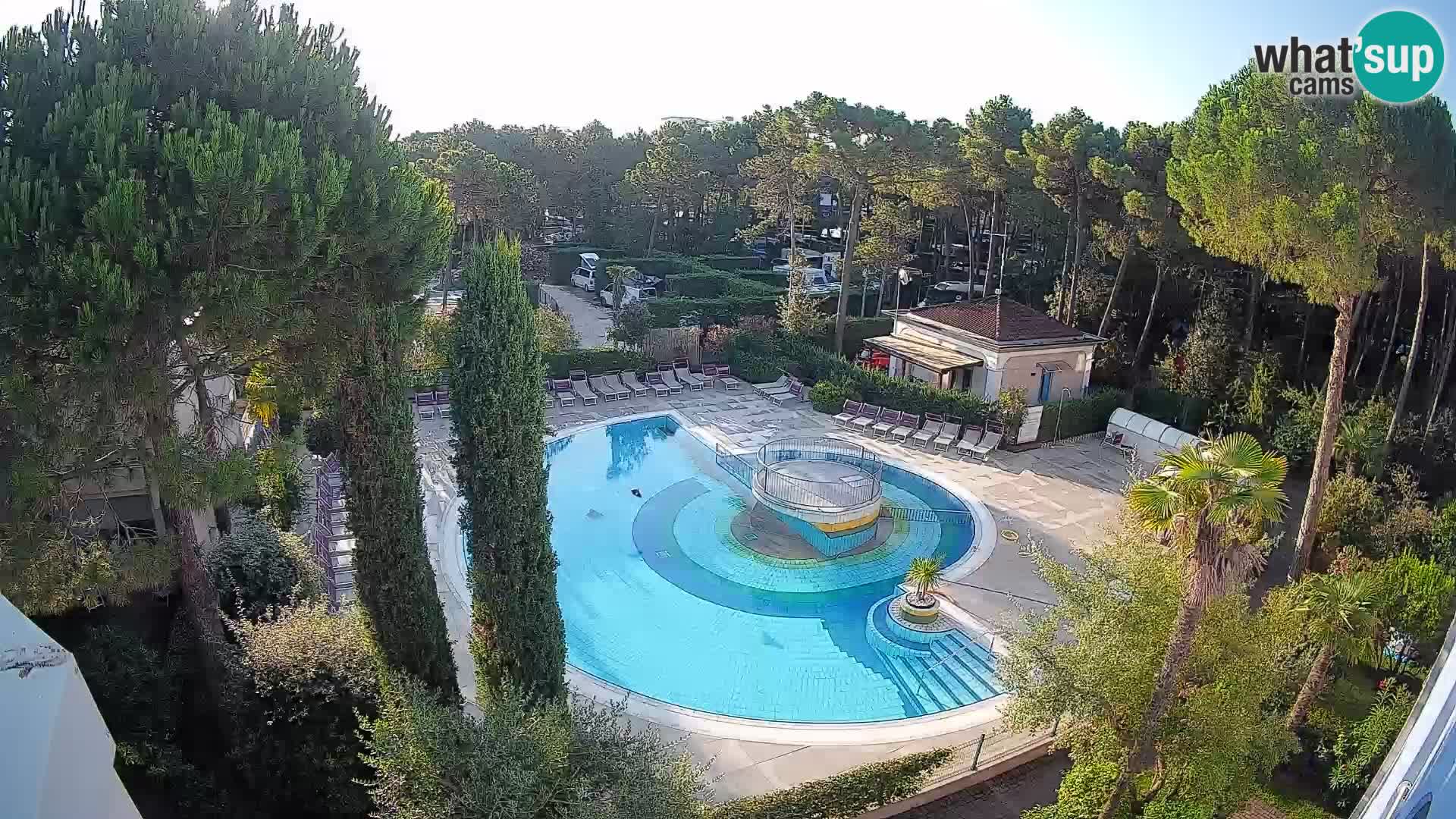 Villaggio Mare Blu piscine LIVE webcam Bibione Pineda – Italie