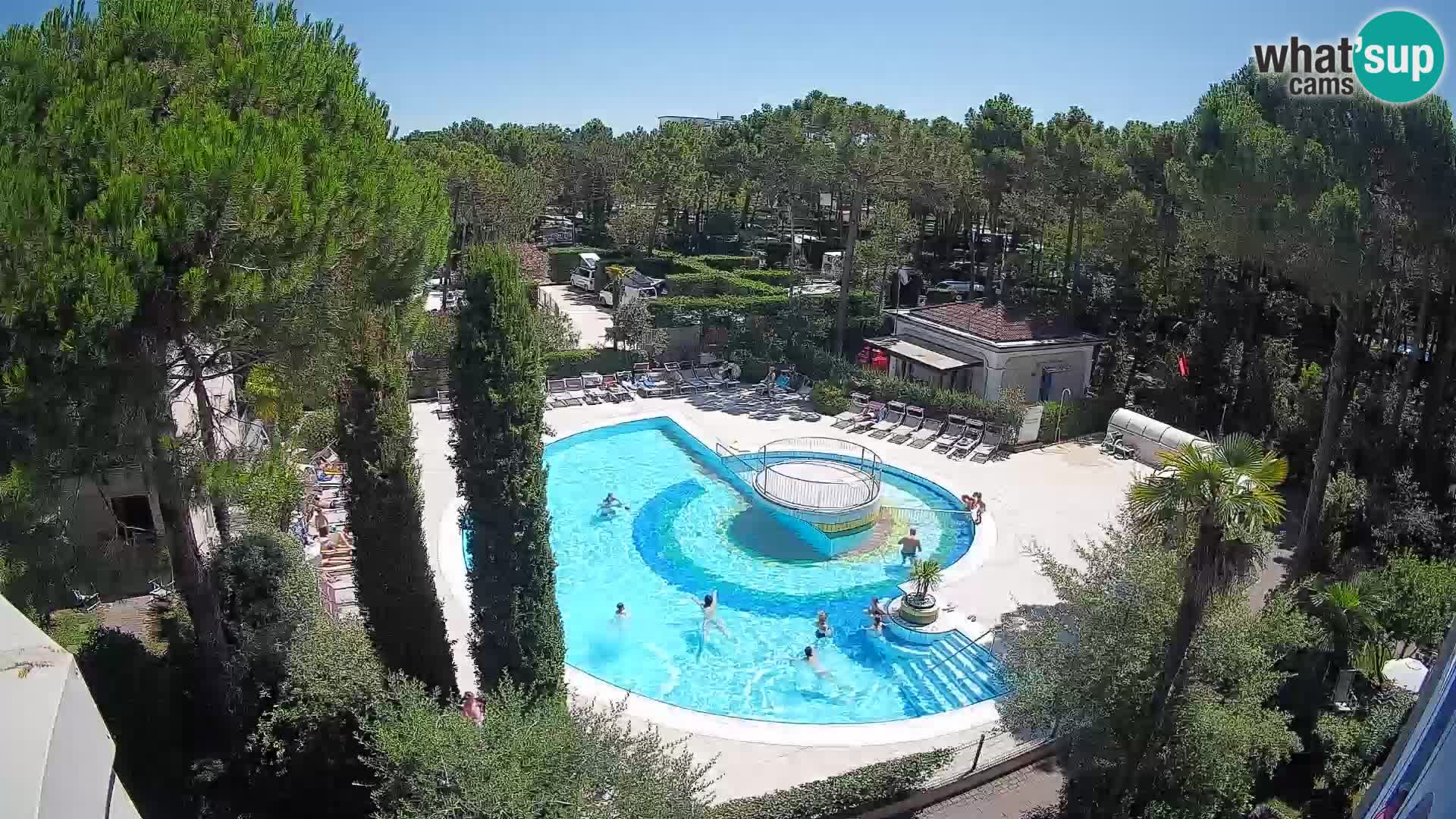 Villaggio Mare Blu piscine LIVE webcam Bibione Pineda – Italie
