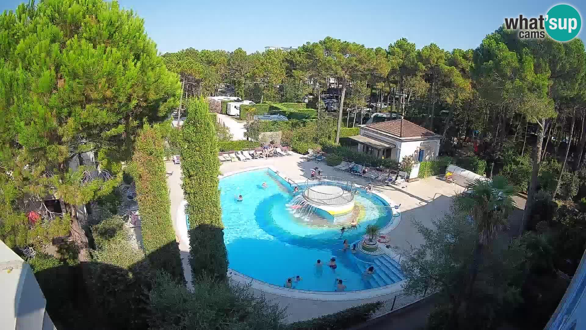 Piscina Villaggio Mare Blu webcam LIVE Bibione Pineda – Italia