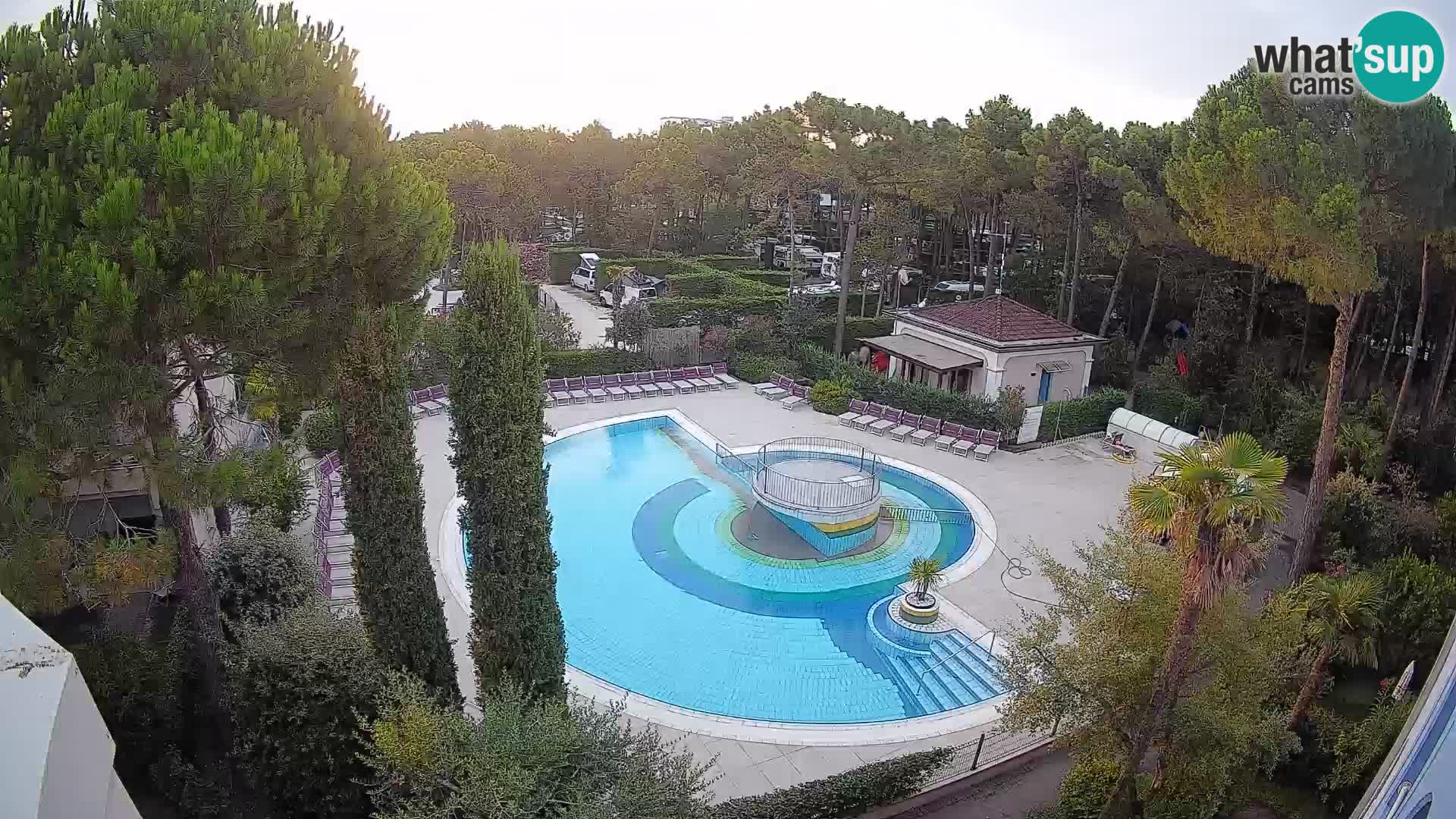 Villaggio Mare Blu pool LIVE webcam Bibione Pineda – Italy