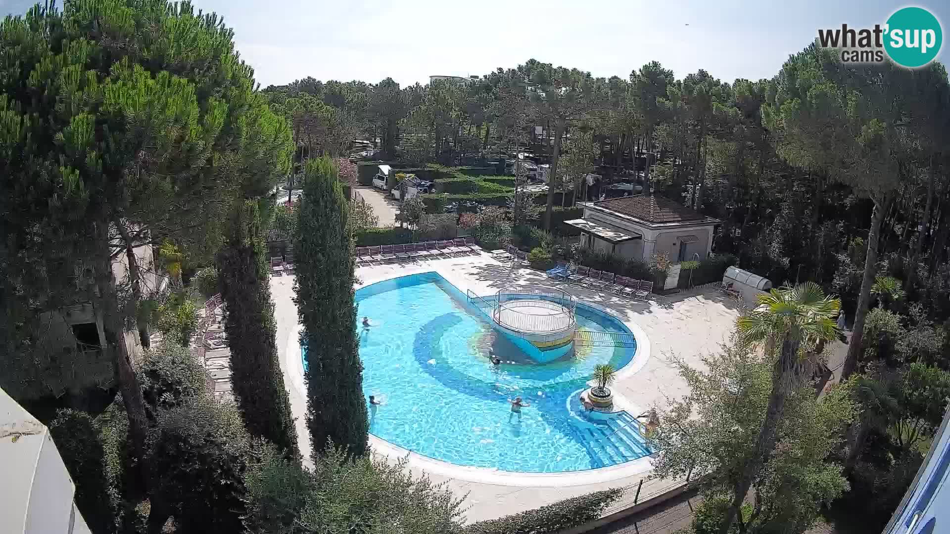Villaggio Mare Blu pool LIVE webcam Bibione Pineda – Italy