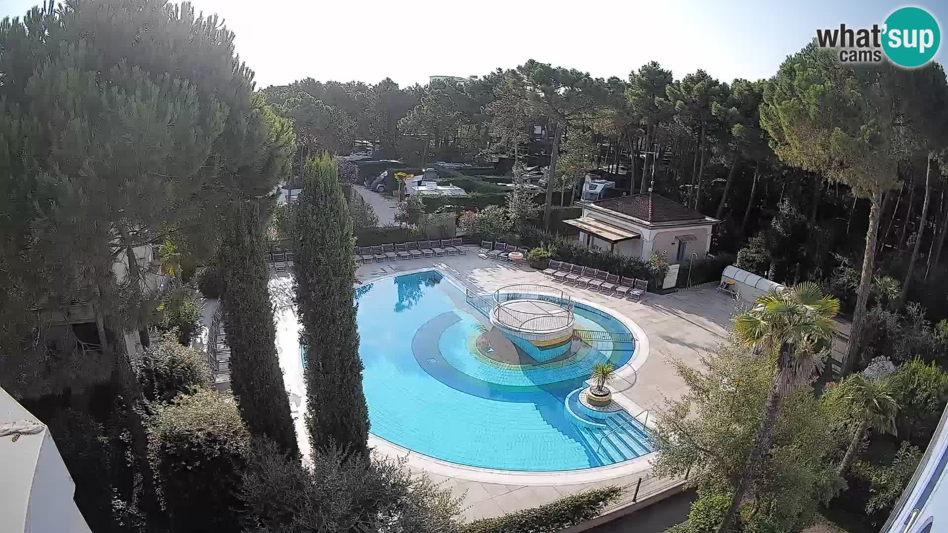 Villaggio Mare Blu piscine LIVE webcam Bibione Pineda – Italie