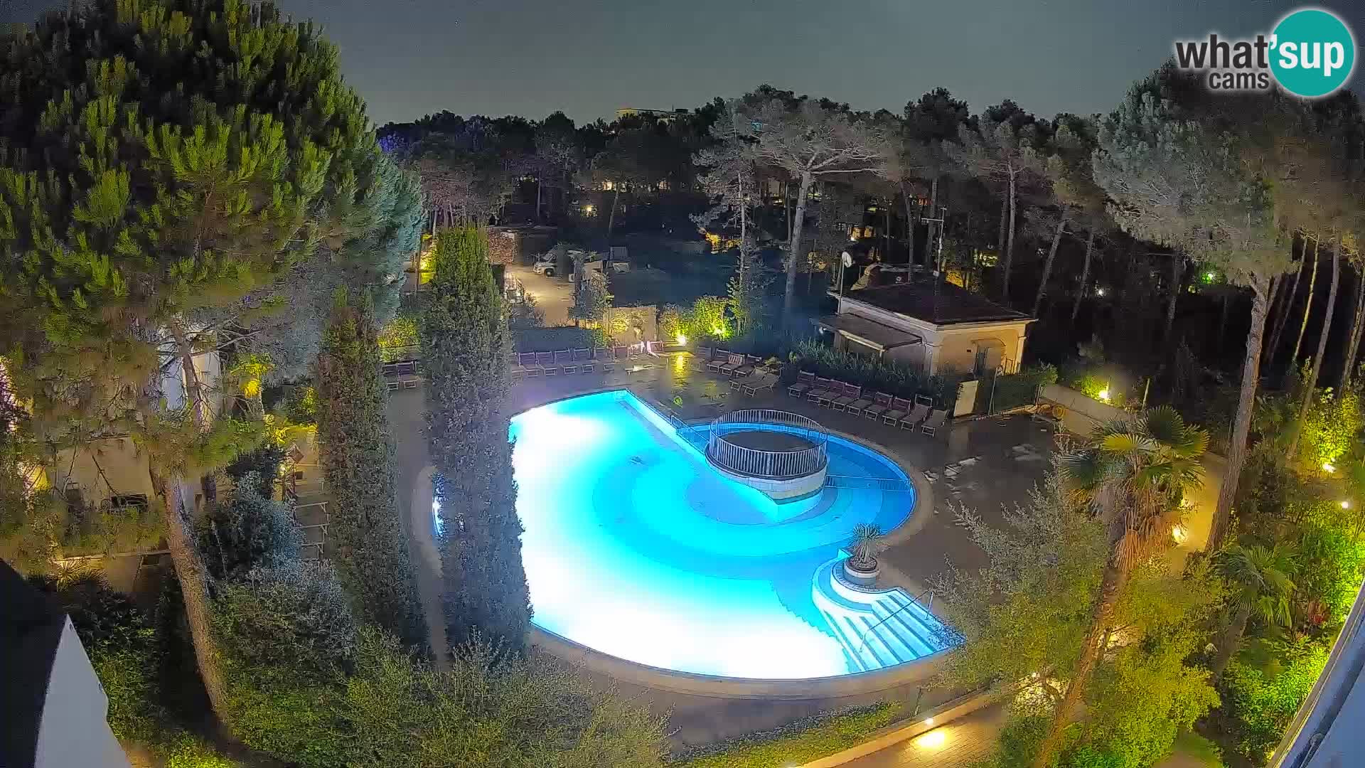 Villaggio Mare Blu piscine LIVE webcam Bibione Pineda – Italie